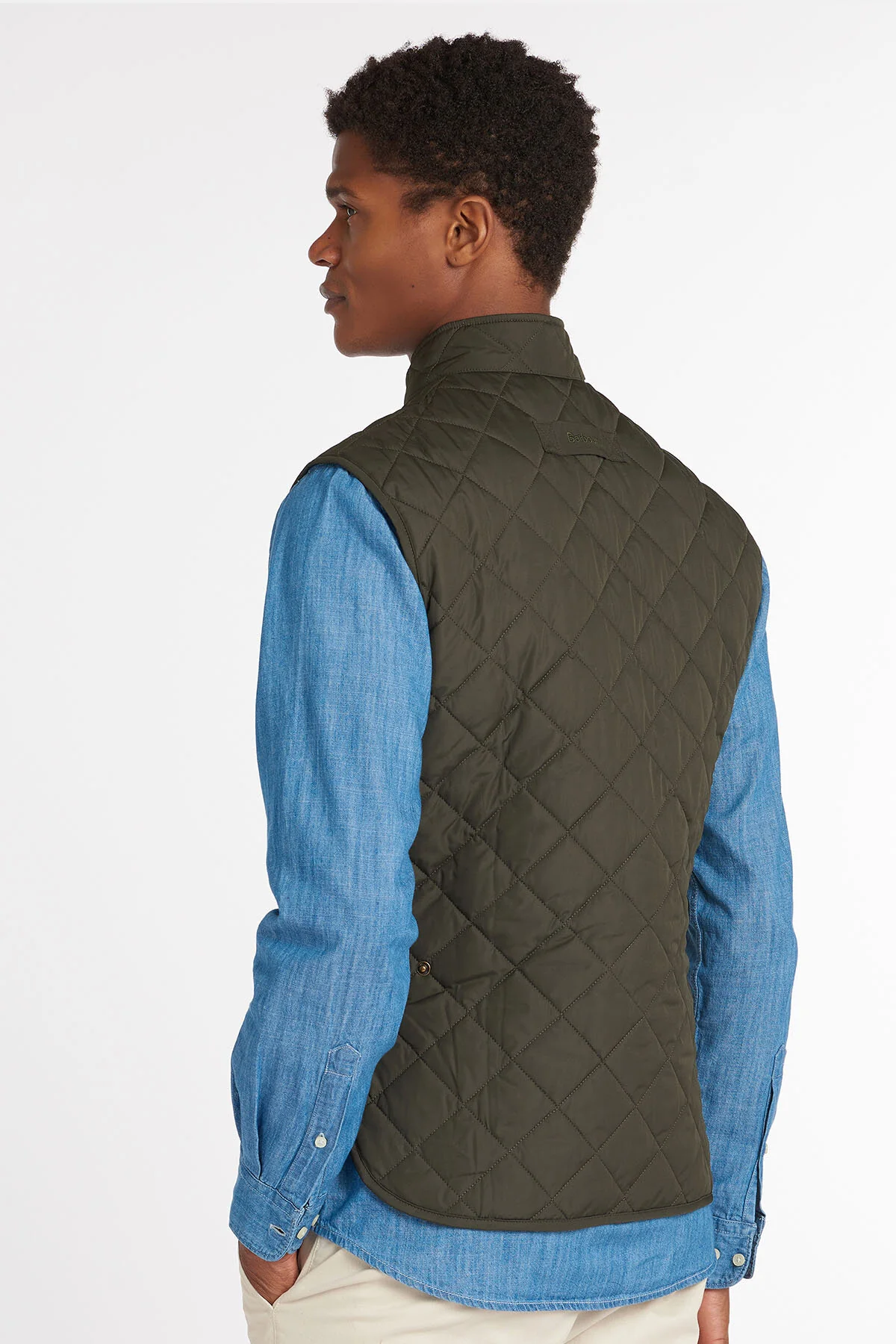 Classic Gilet with zip - SAGE