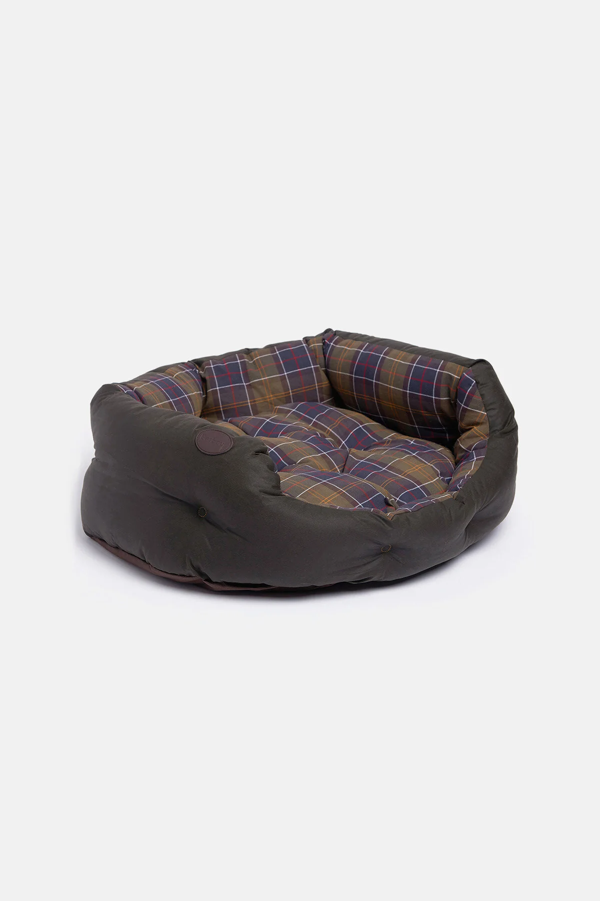 Wax cotton dog bed - CLASSIC OLIVE