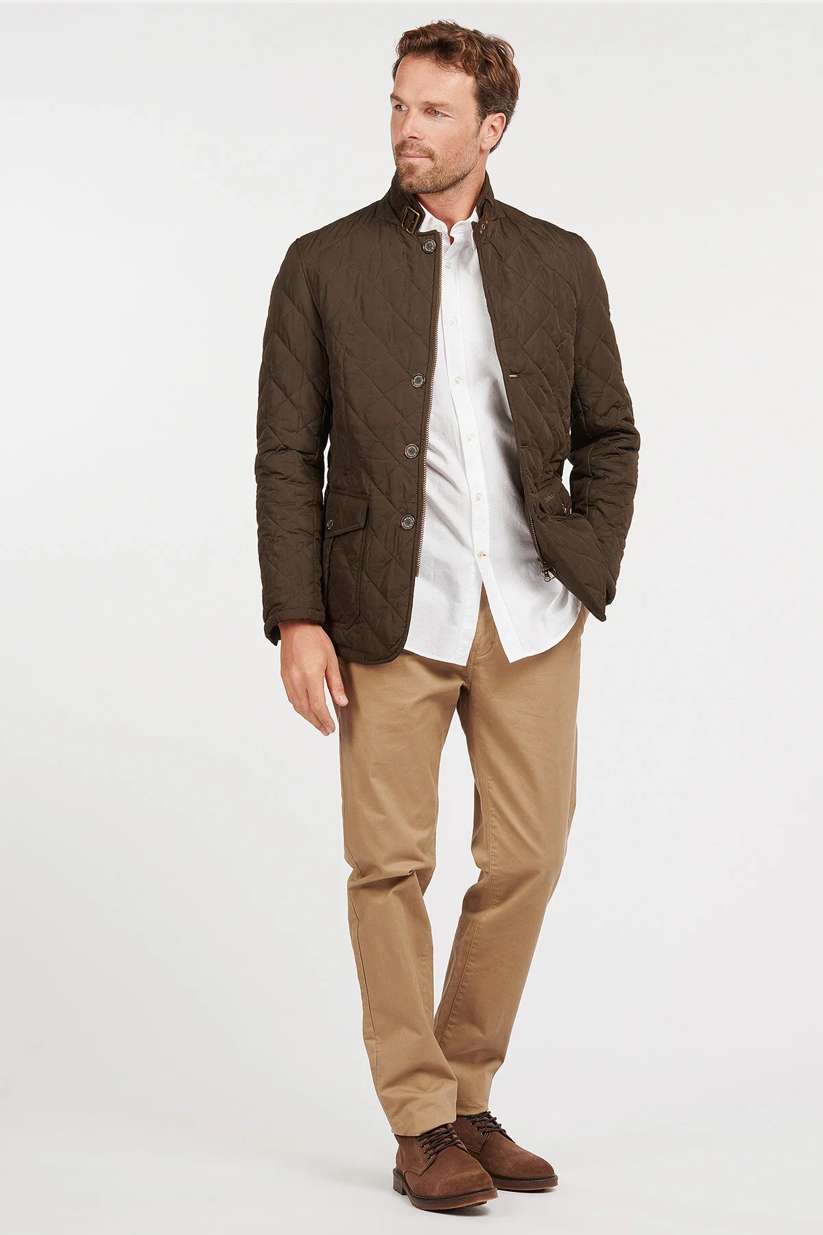 Quilted Lutz Jacket - OLIVE