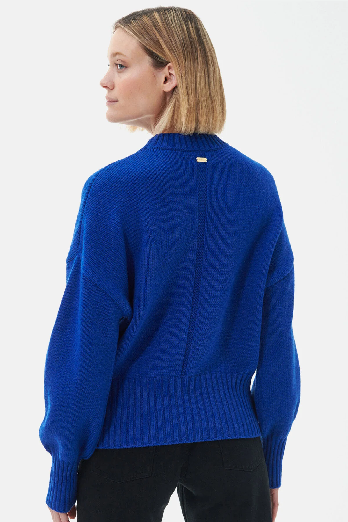 Angelina Knitted Jumper - AZURE BLUE