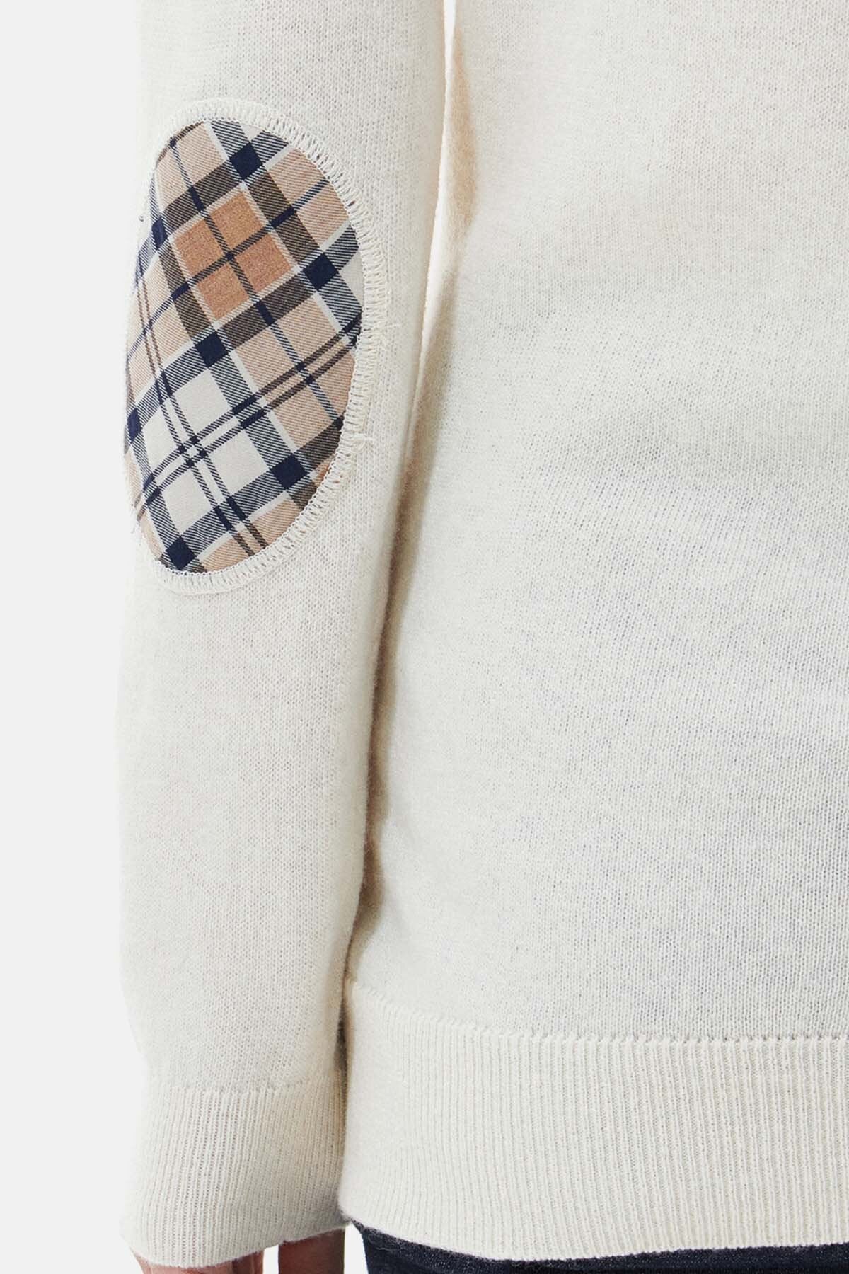 Pendle Crew Knit Sweatshirt - CREAM/FAWN