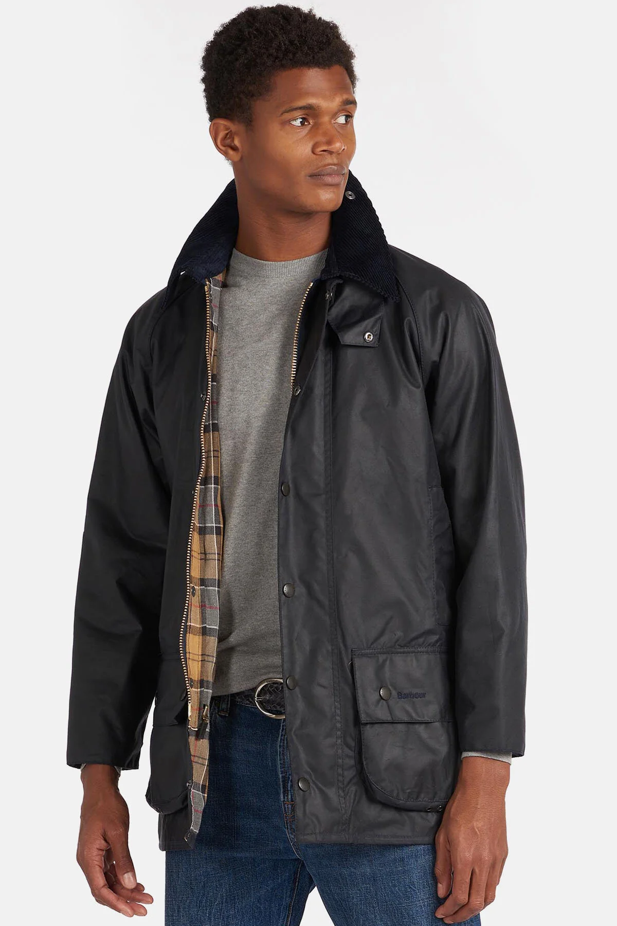 Beaufort Wax Jacket - NAVY