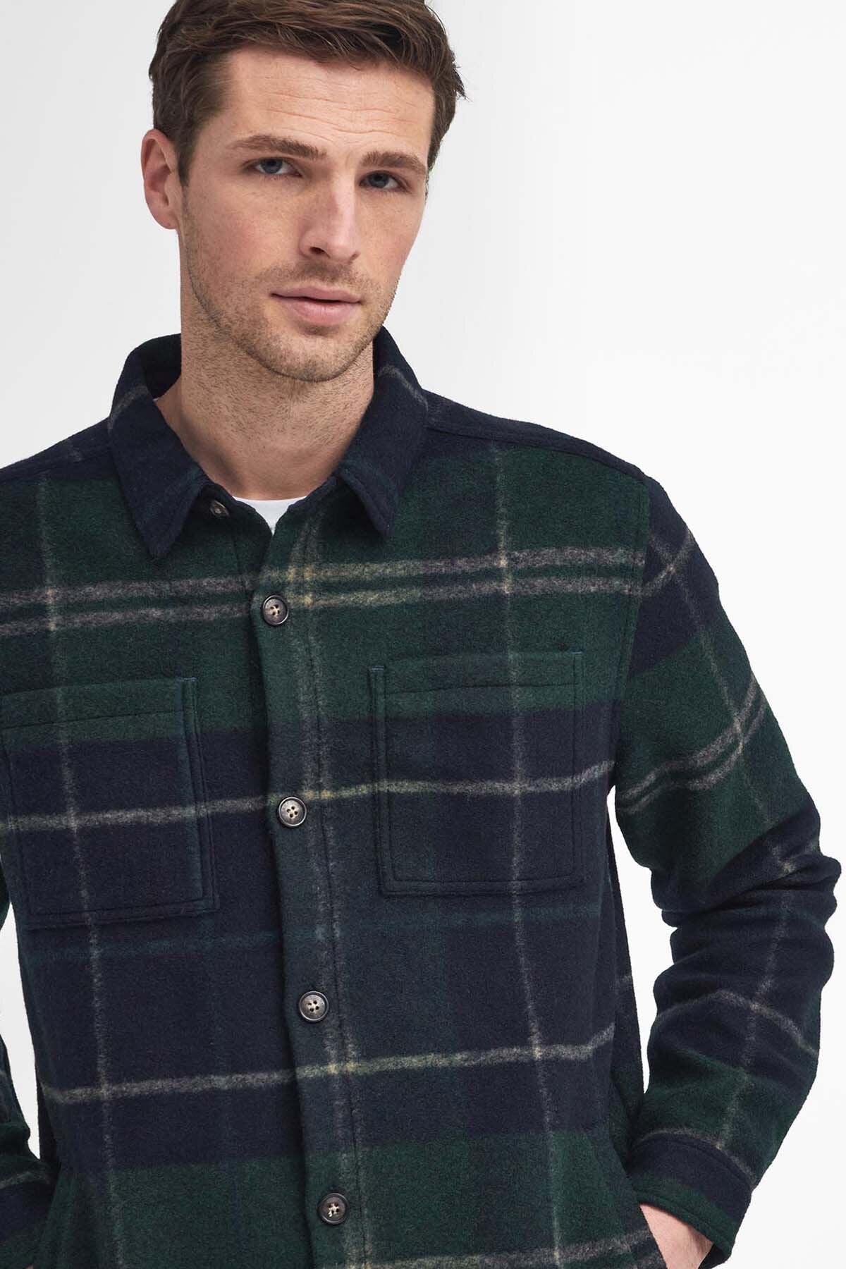 Chapter Check Overshirt - GREEN LOCH TARTAN