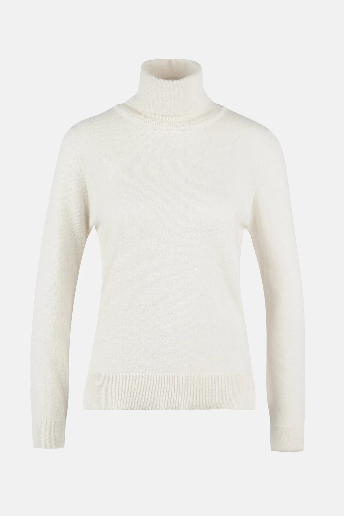 Pendle Roll-Neck Sweatshirt - CREAM/FAWN