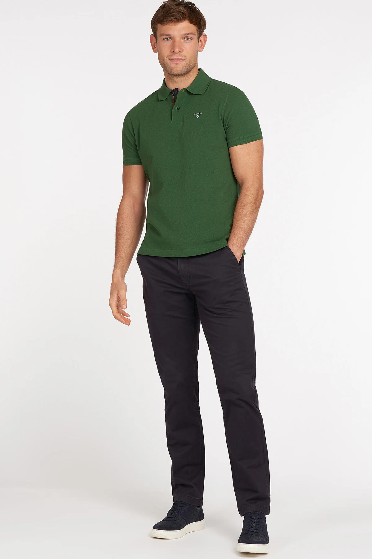 Polo Tartan Pique - RACING GREEN