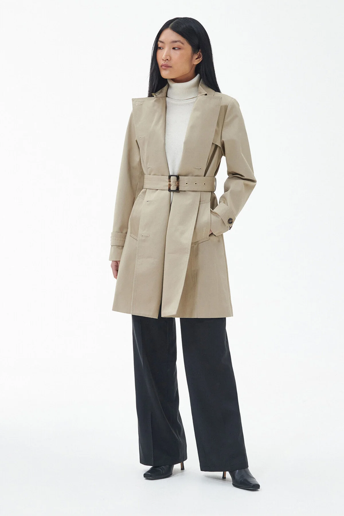 Short Greta Showerproof - LIGHT FAWN/ANCIENT P