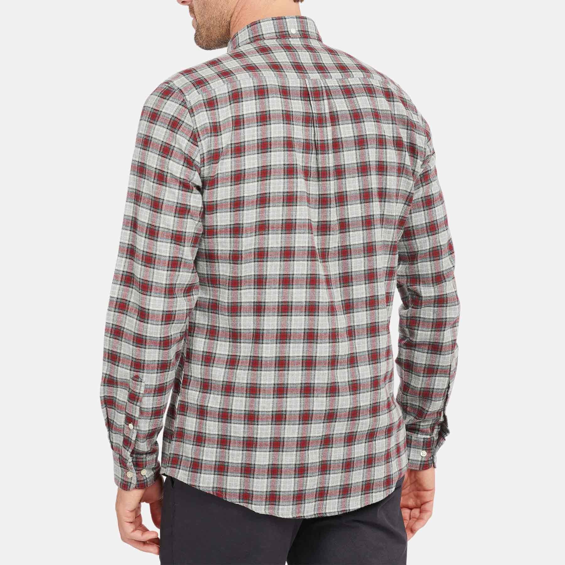 Shirt with breast pocket - GREY MARL