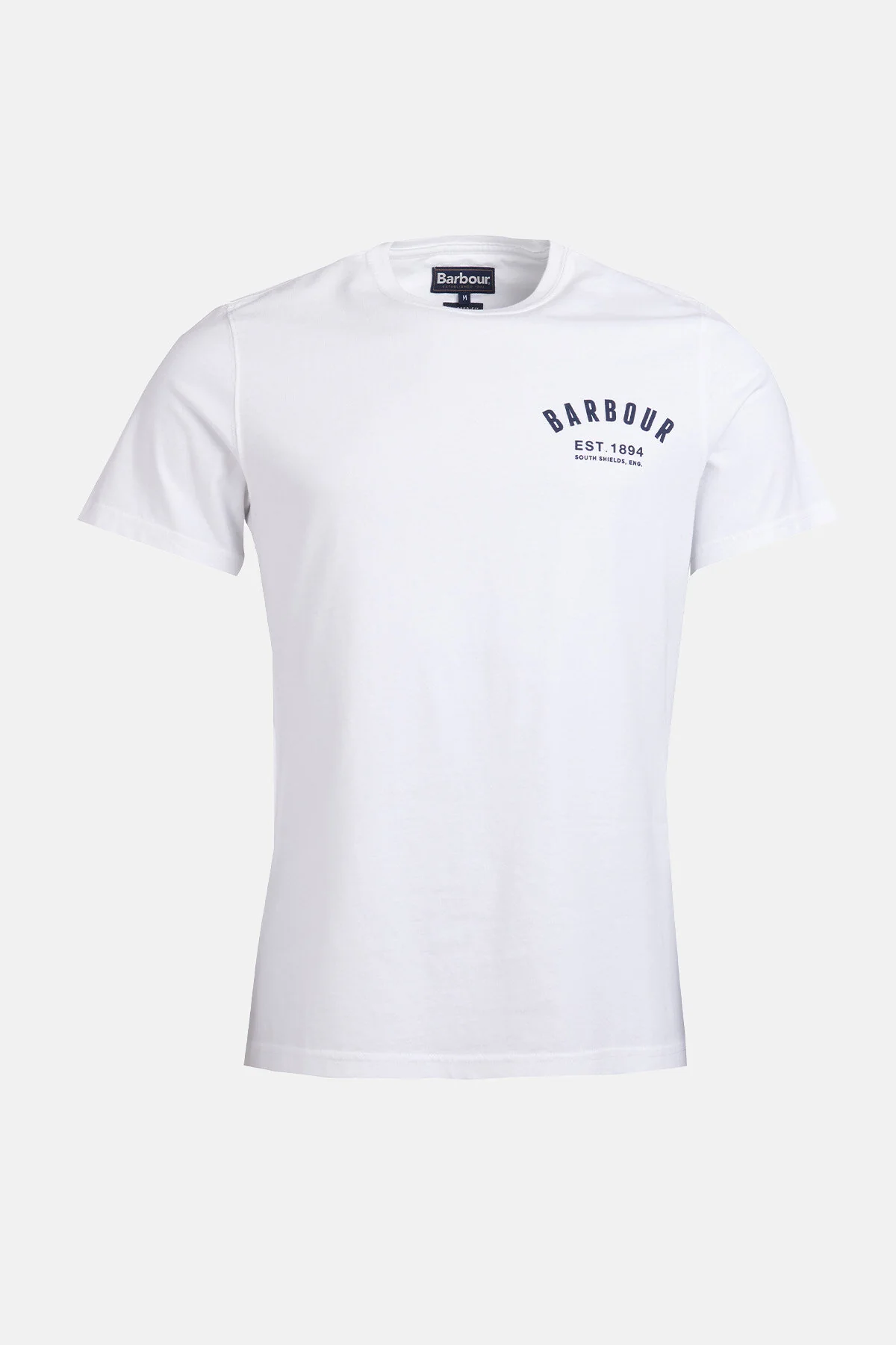 Casual Cotton T-shirt - WHITE