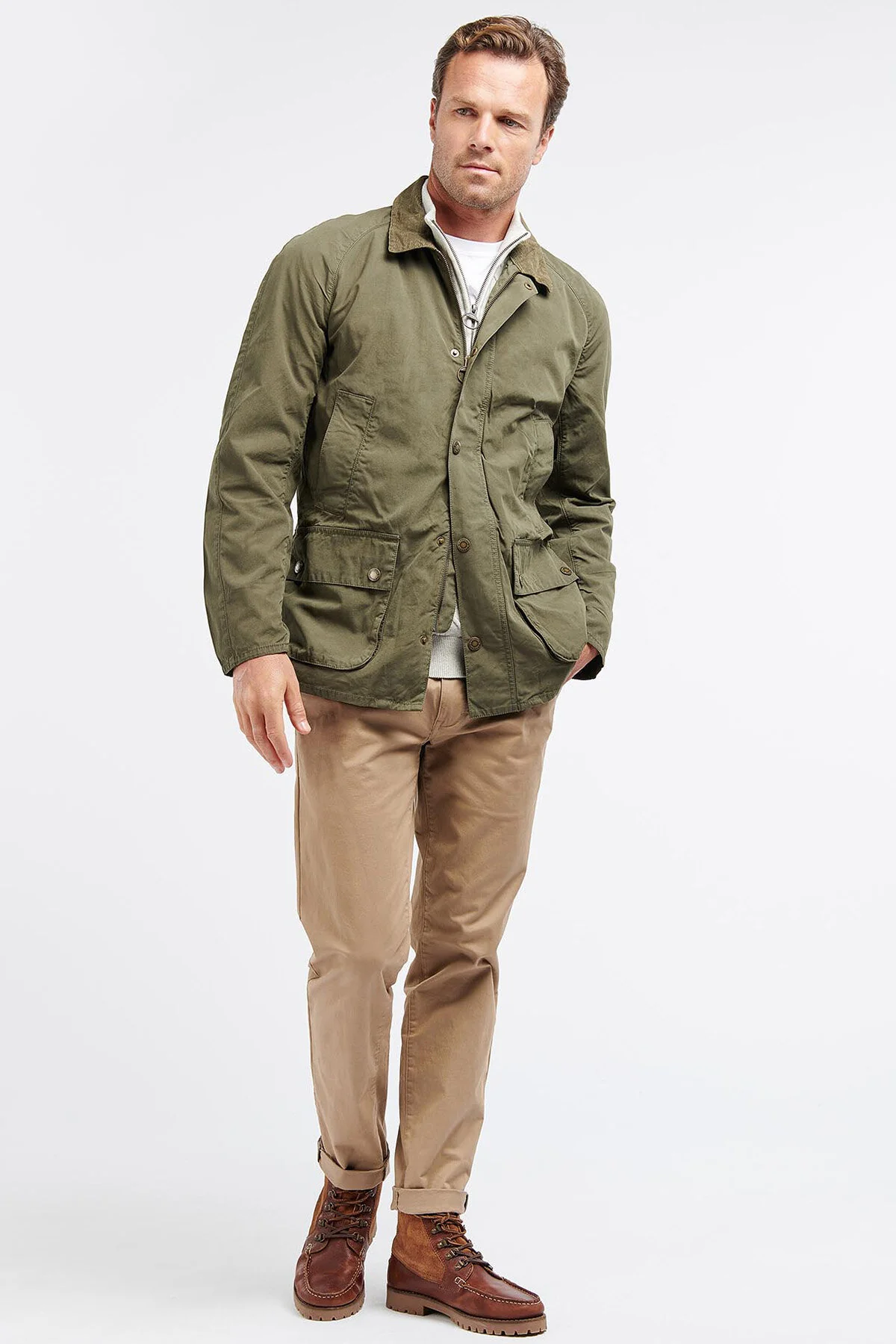 Ashby Casual Jacket - OLIVE