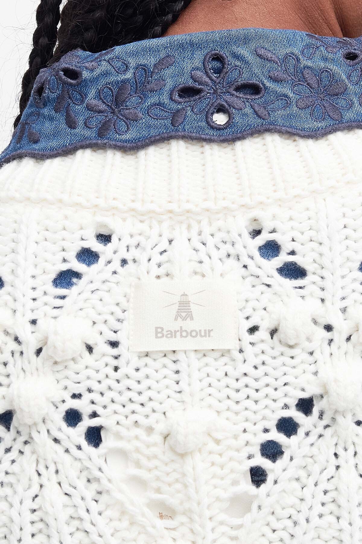 Glamis Crew Neck Jumper - WHITE