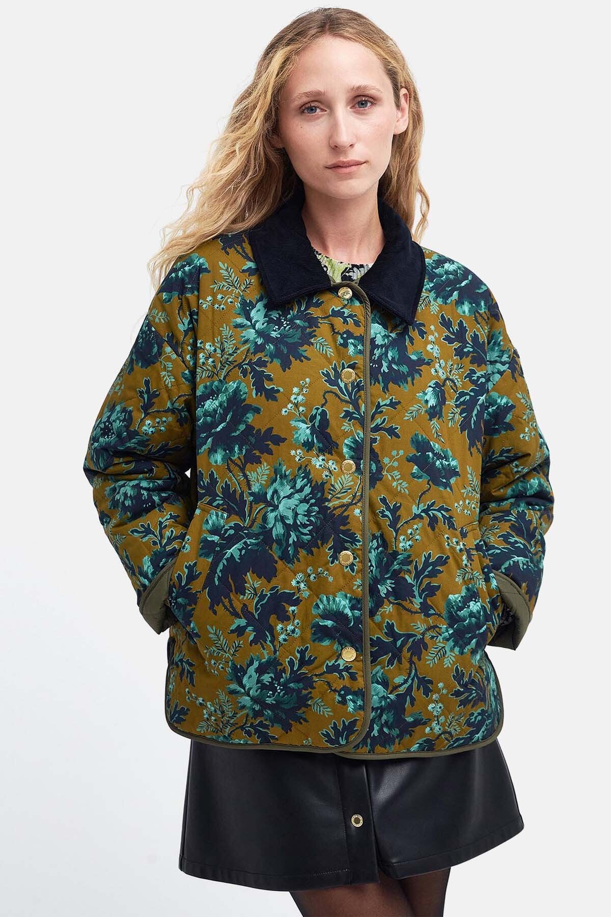 Daintry Reversible Quilted Jacket - FERN/OPIA