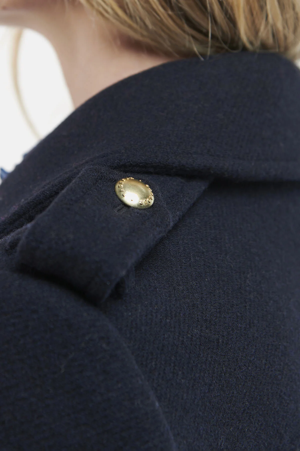 Inverraray Wool Coat - NAVY