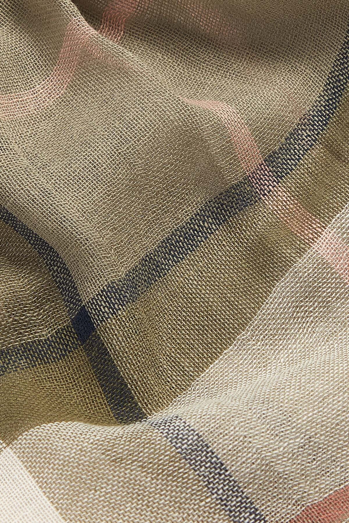 Welton Tartan Scarf - GLENMORE OLIVE TARTA