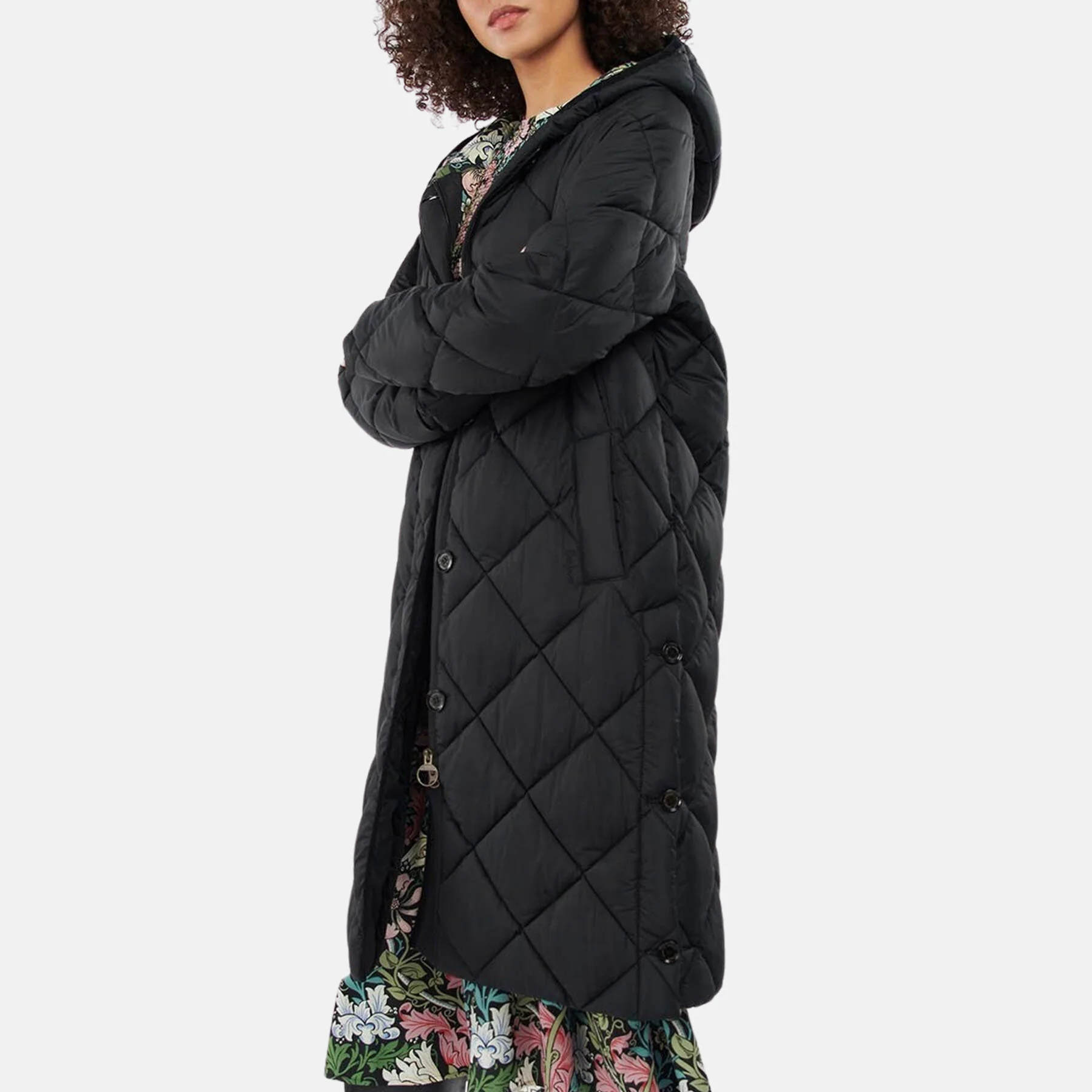 Valette Quilted Jacket - BLACK CROMPTON ONYX