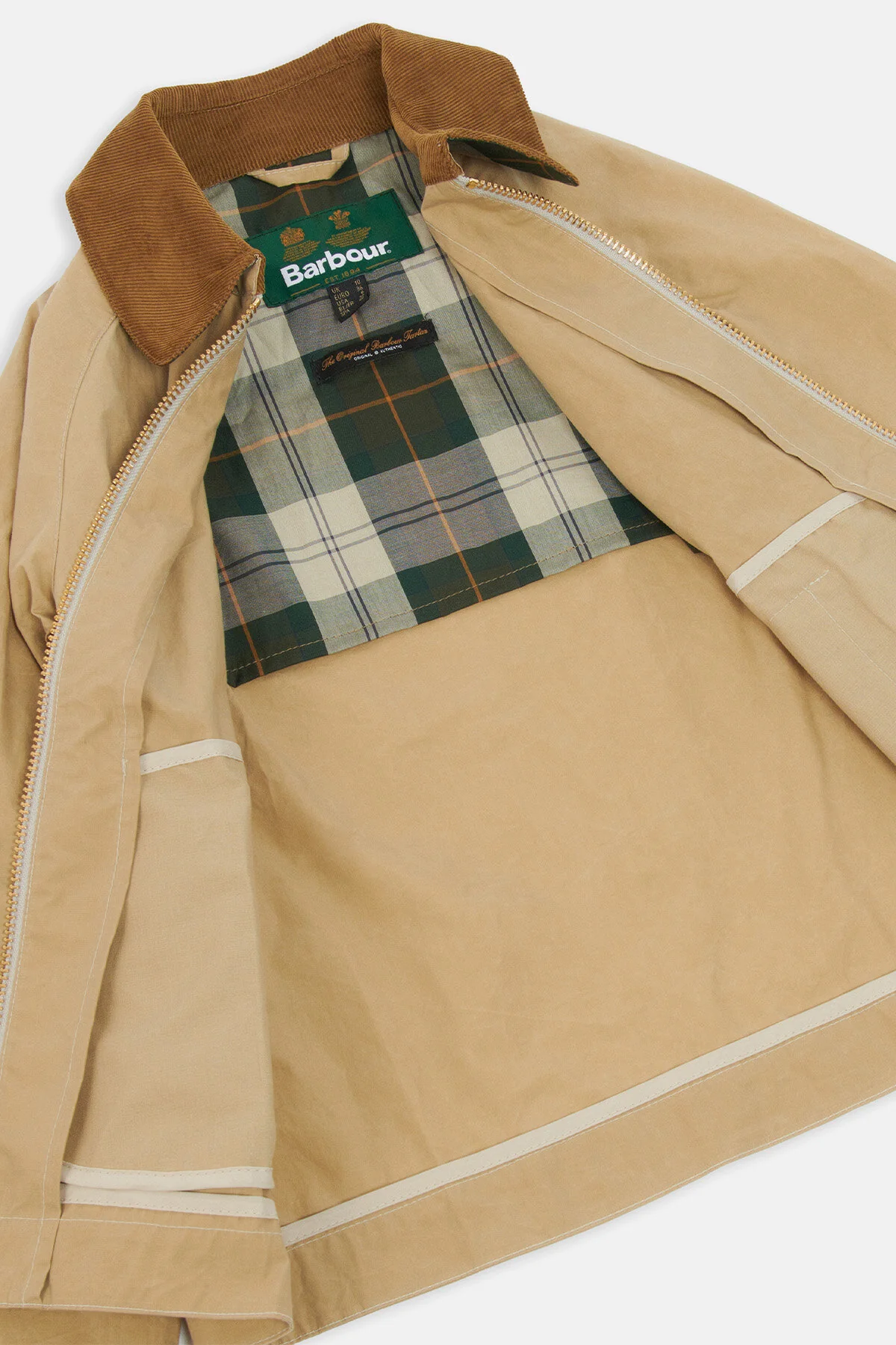 Campbell Showerproof Jacket - BEIGE/ANCIENT