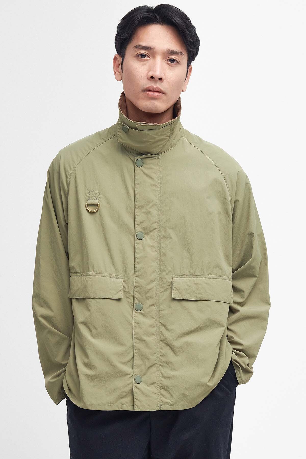 Oversized Spey Showerproof Jacket - BLEACHED OLIVE