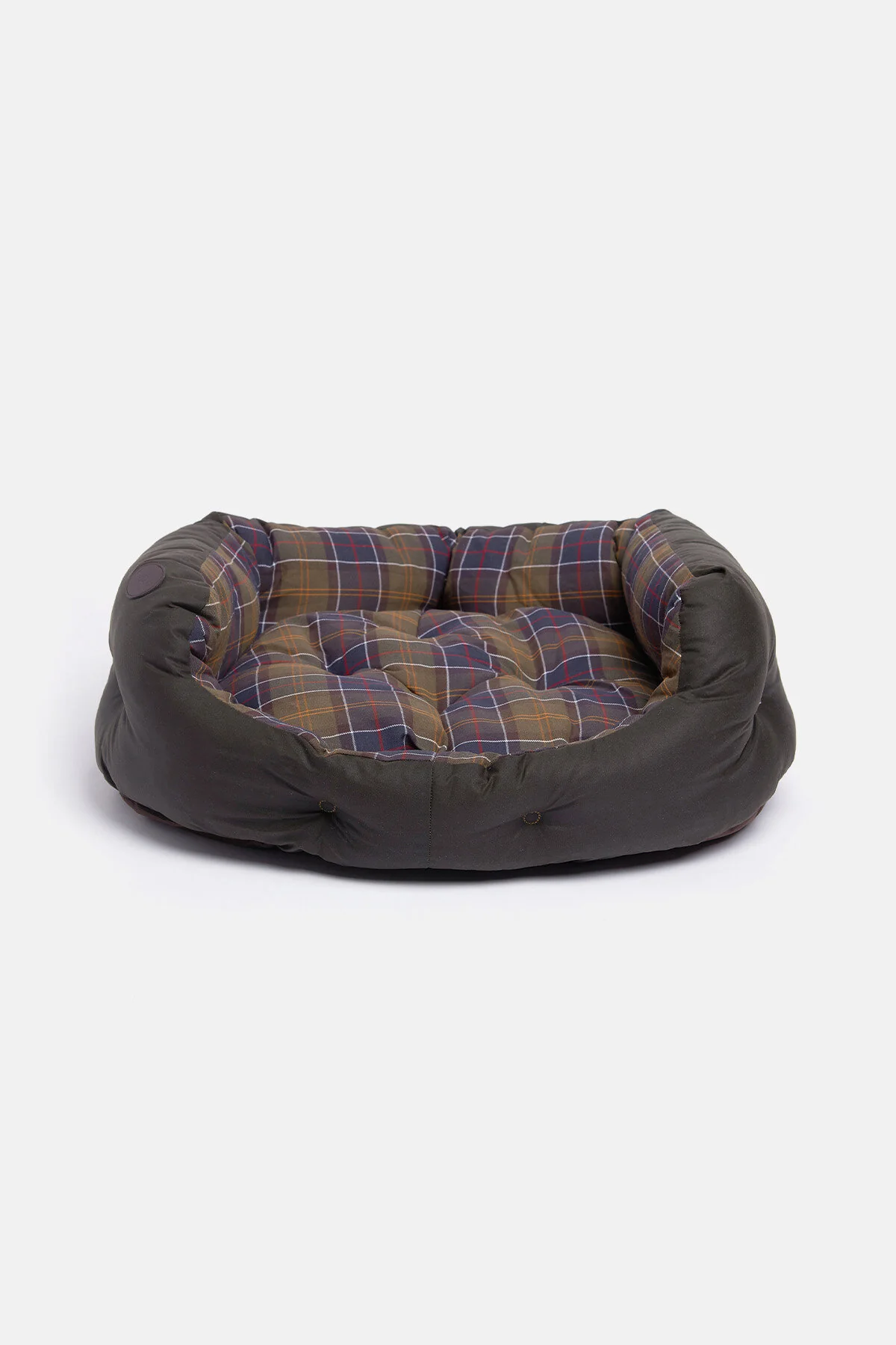 Wax cotton dog bed - CLASSIC OLIVE