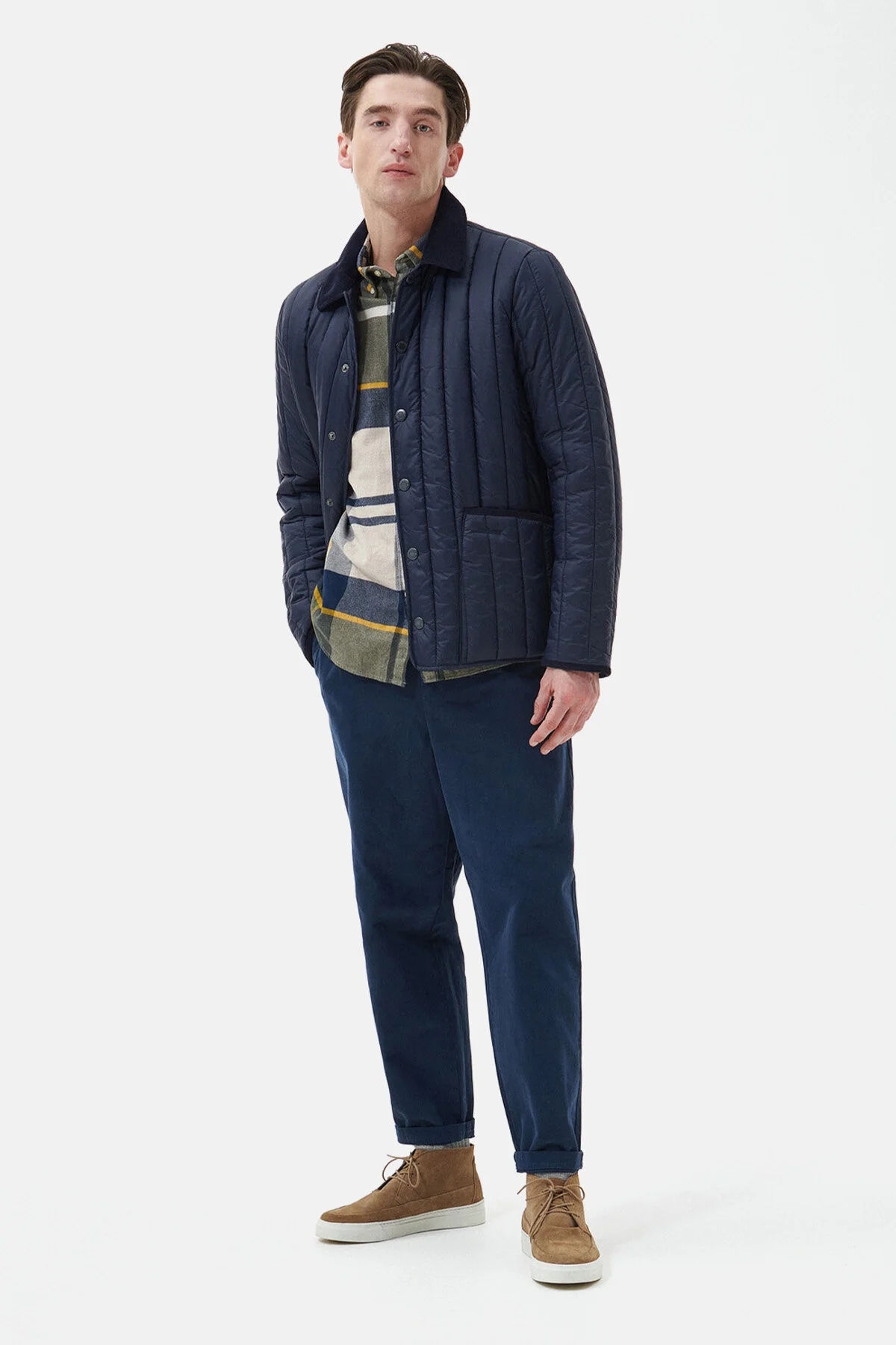Herring Quilted Jacket - NAVY