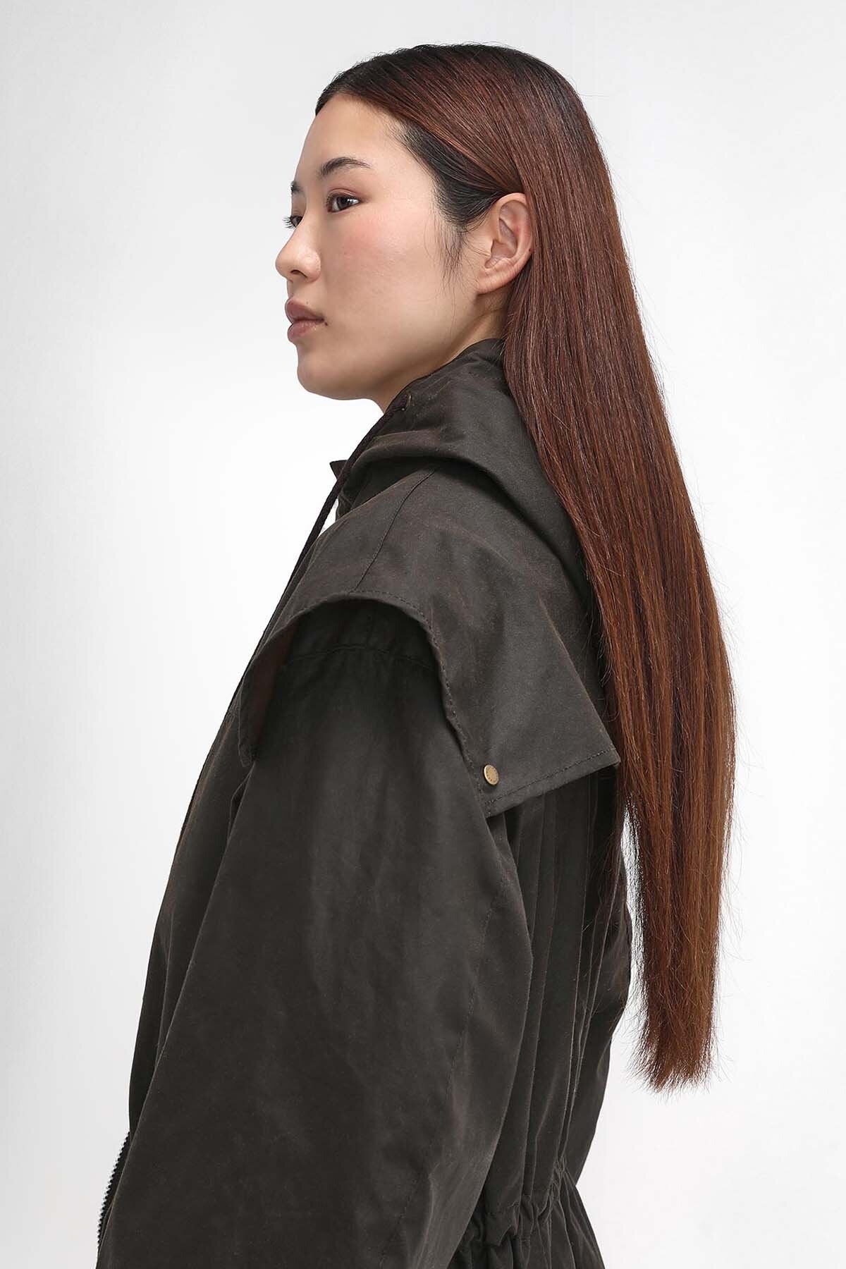 The Edit by Alexa Liam Waxed Parka - OLIVE/DRESS STEWART