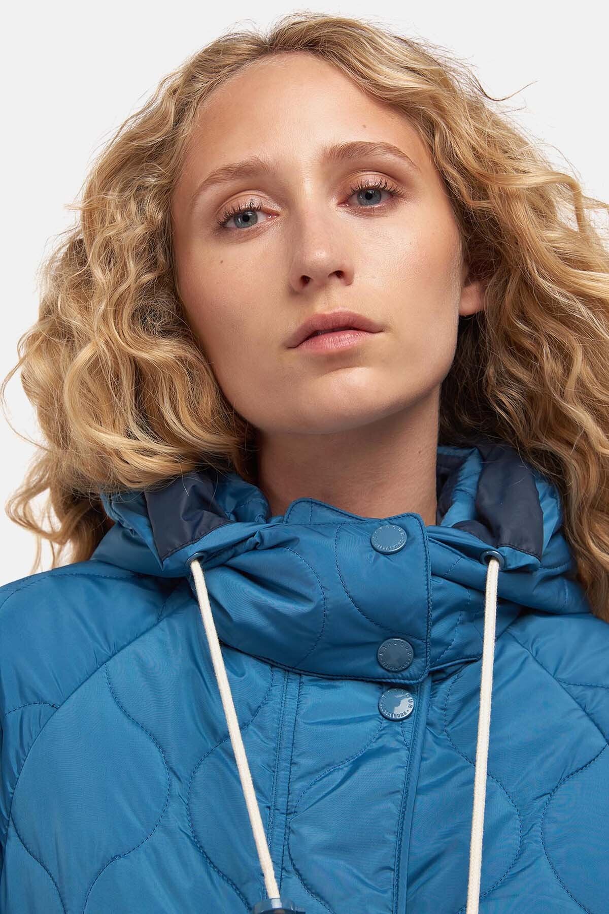 Nevis Quilt Jacket by ALEXACHUNG - HYDRO NAVY