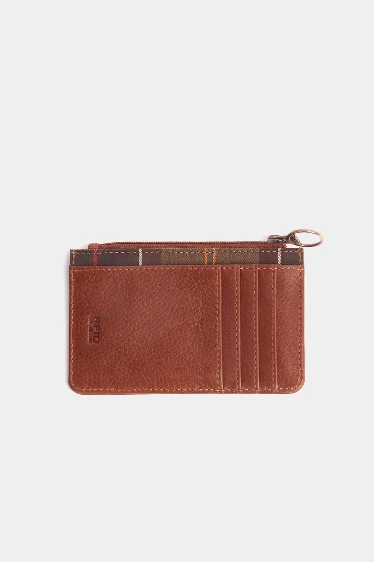 Laire Leather Card Holder - BROWN/CLASSIC