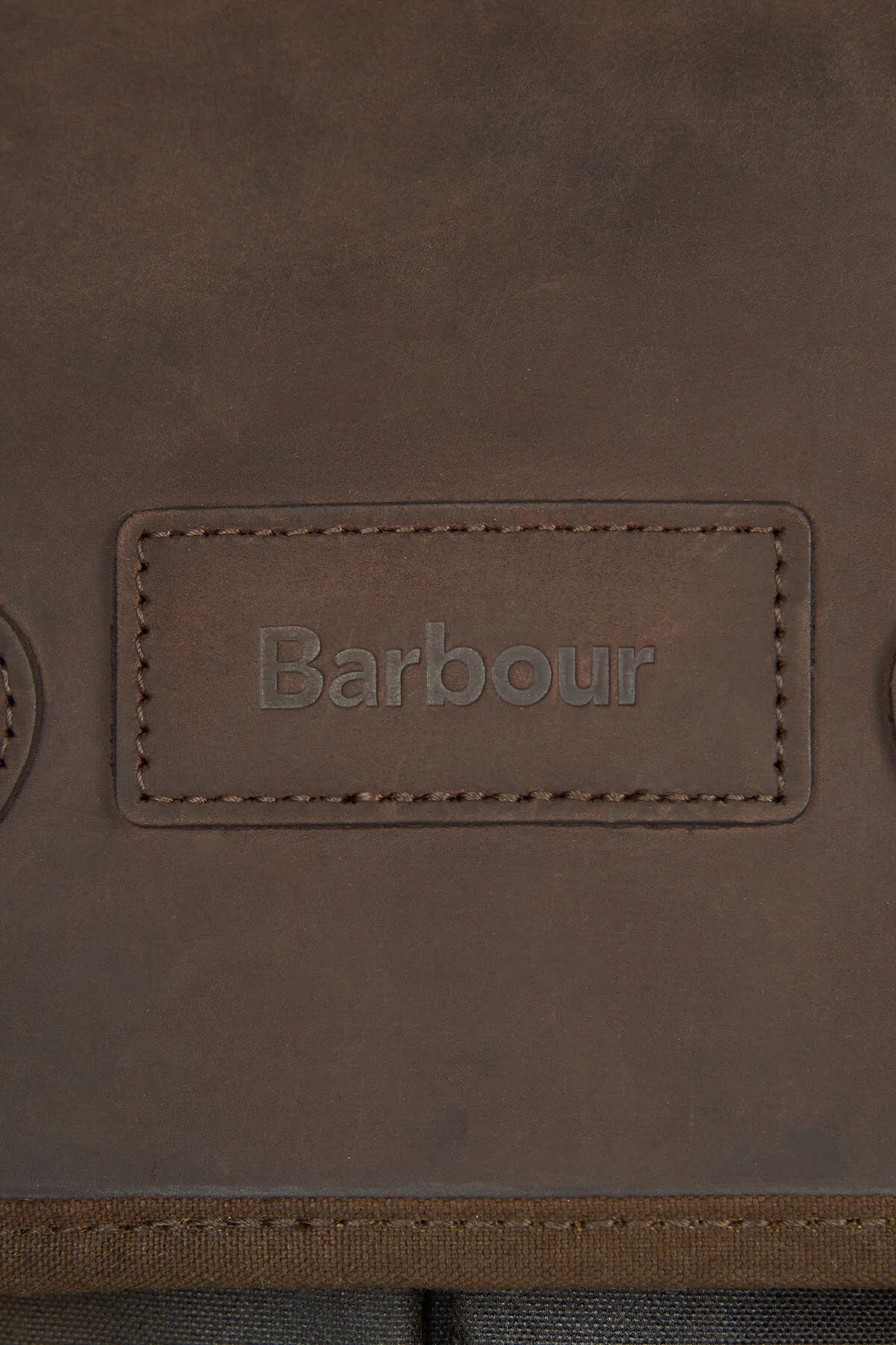 Wax Leather Briefcase - NAVY