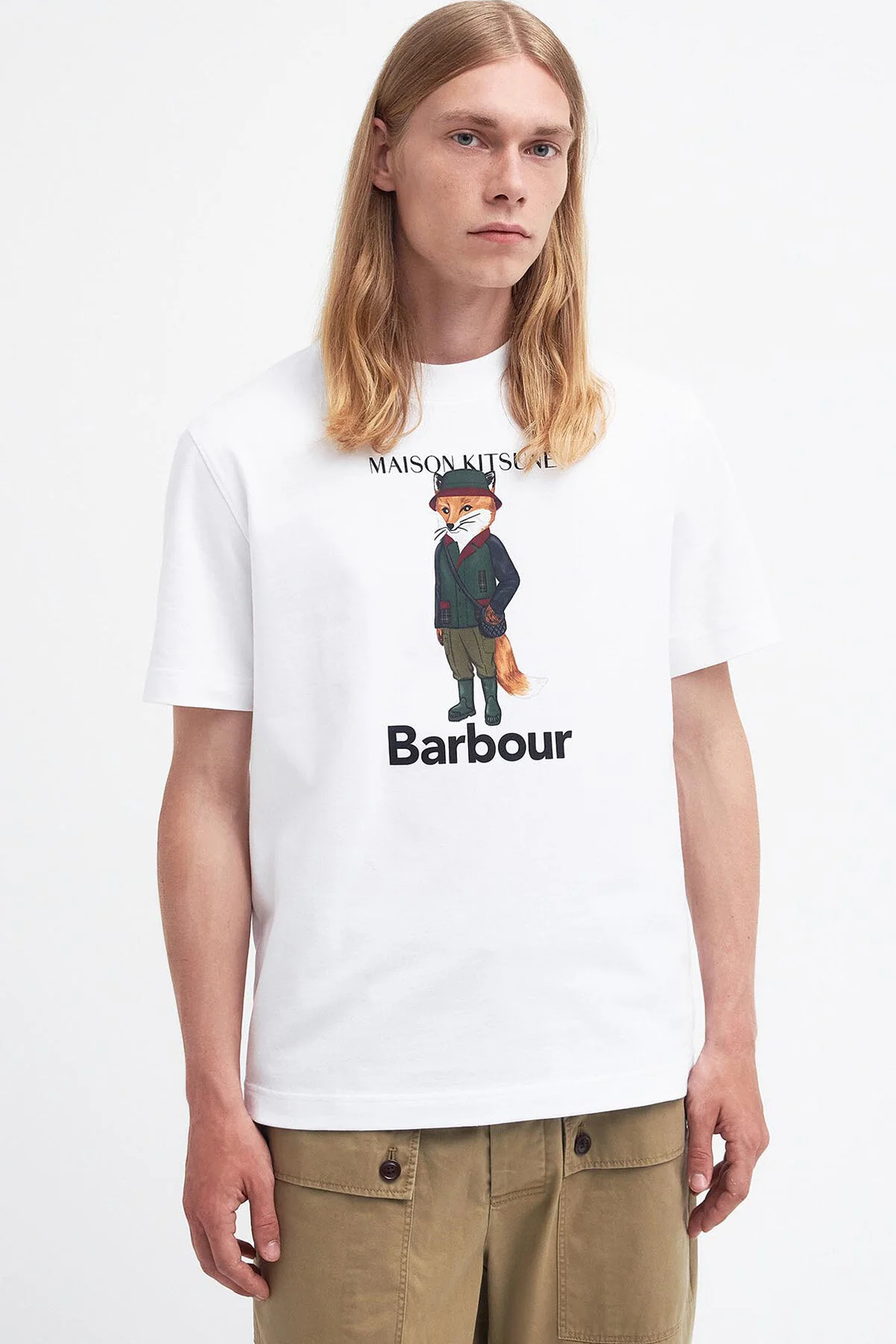 Beaufort Fox T-Shirt - WHITE