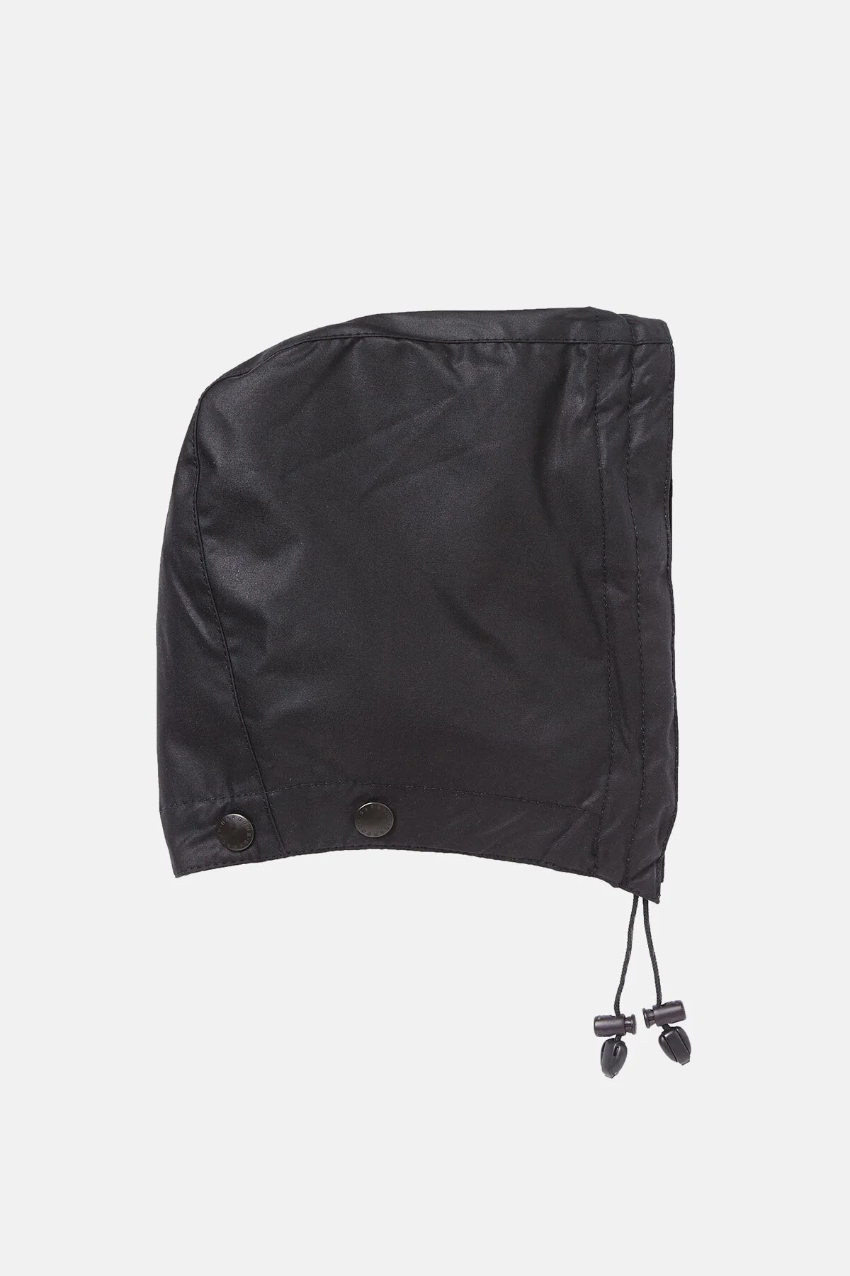 Waxed Cotton Hood - BLACK