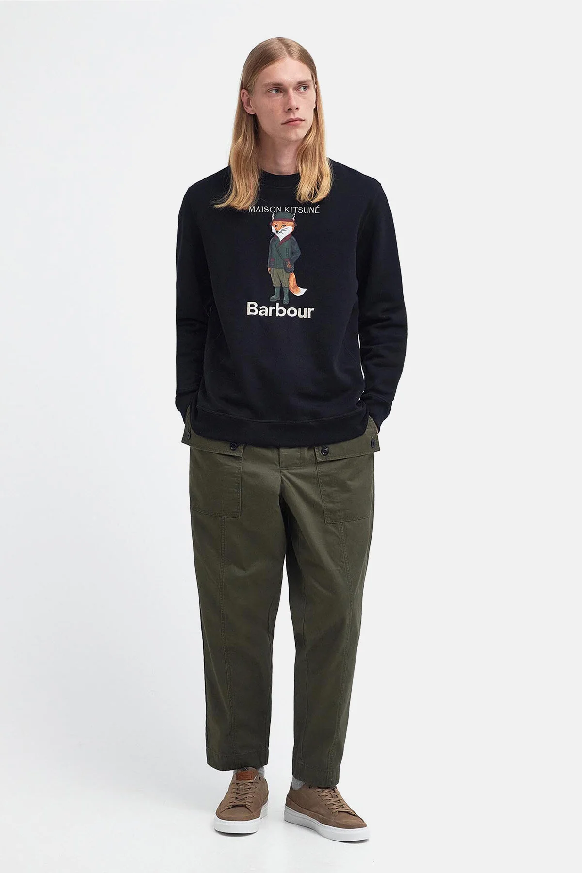 Beaufort Fox Sweatshirt - BLACK