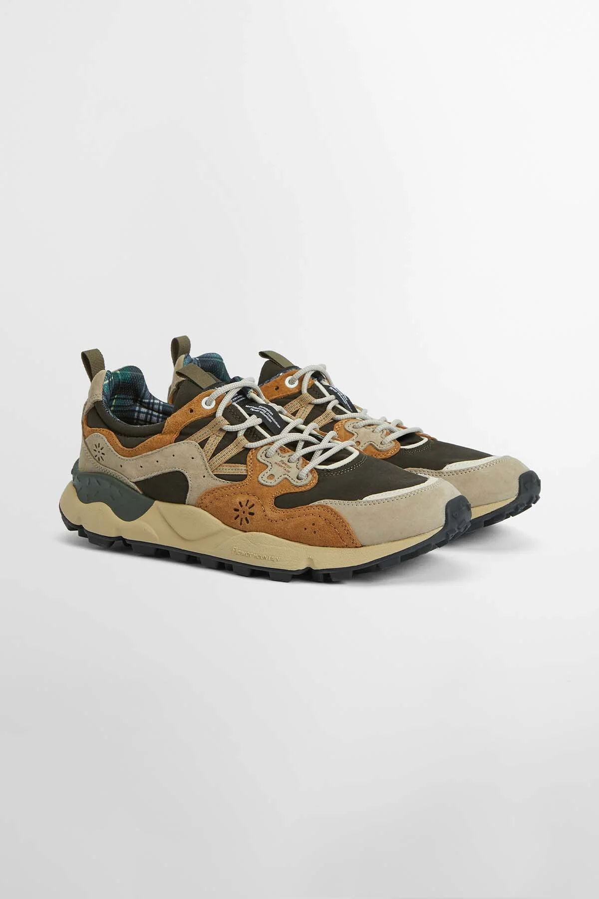 Yamano 3 Uni Trainers - BROWN BEIGE