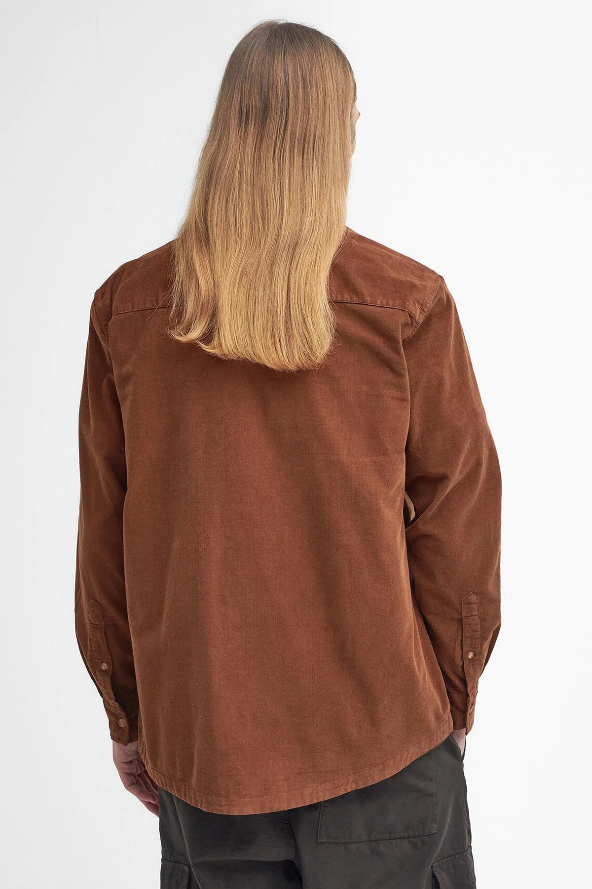 Wolfwood Oversized Long-Sleeved Check Shirt - BROWN