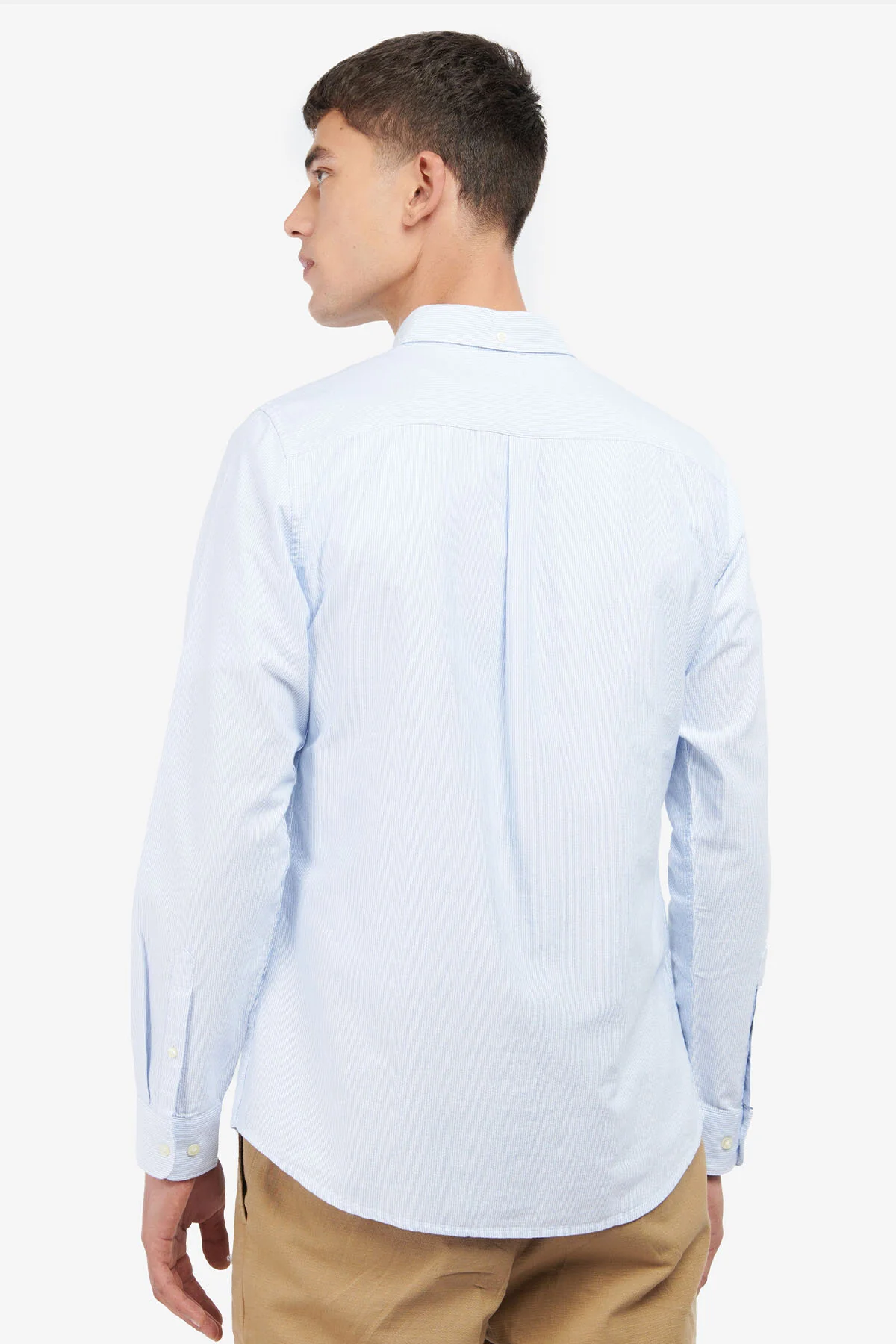 Striped Oxford Tailored Shirt - SKY BLUE