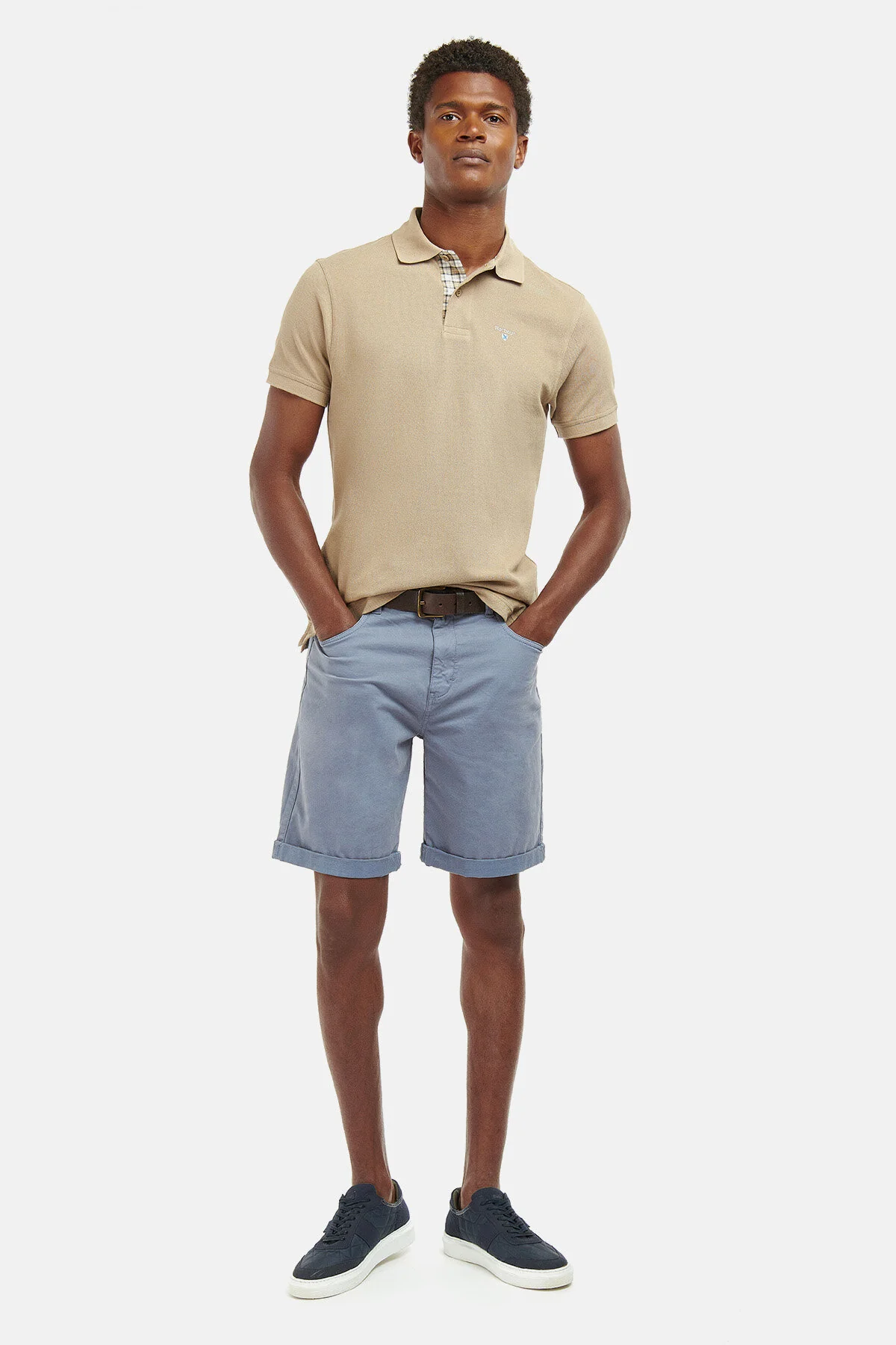 Twill Shorts - WASHED BLUE