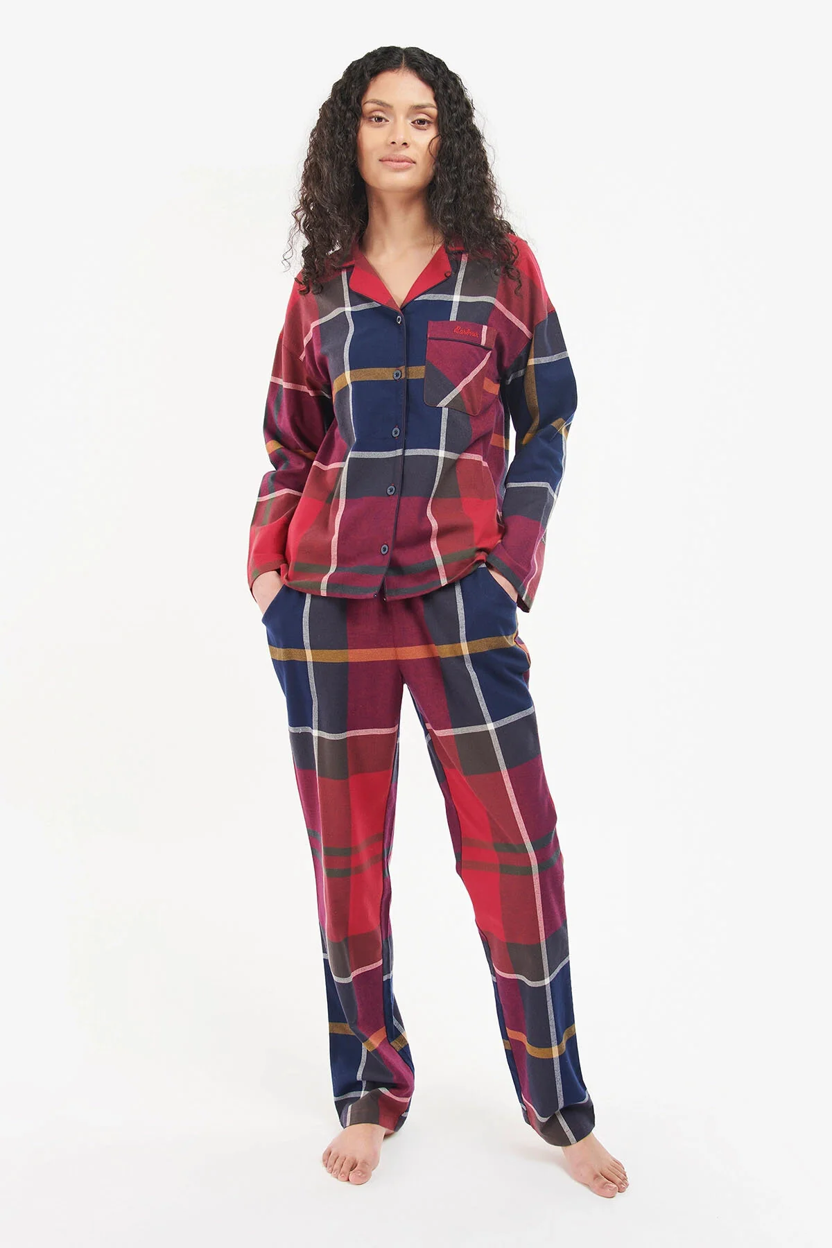 Large Scale Ellery PJ Set - LARGE RED TARTAN