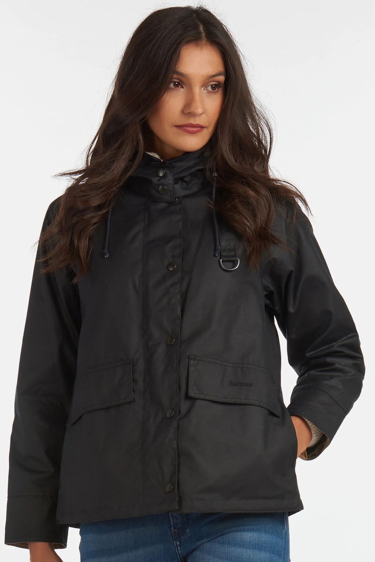 Waxed Jacket - NAVY DRESS