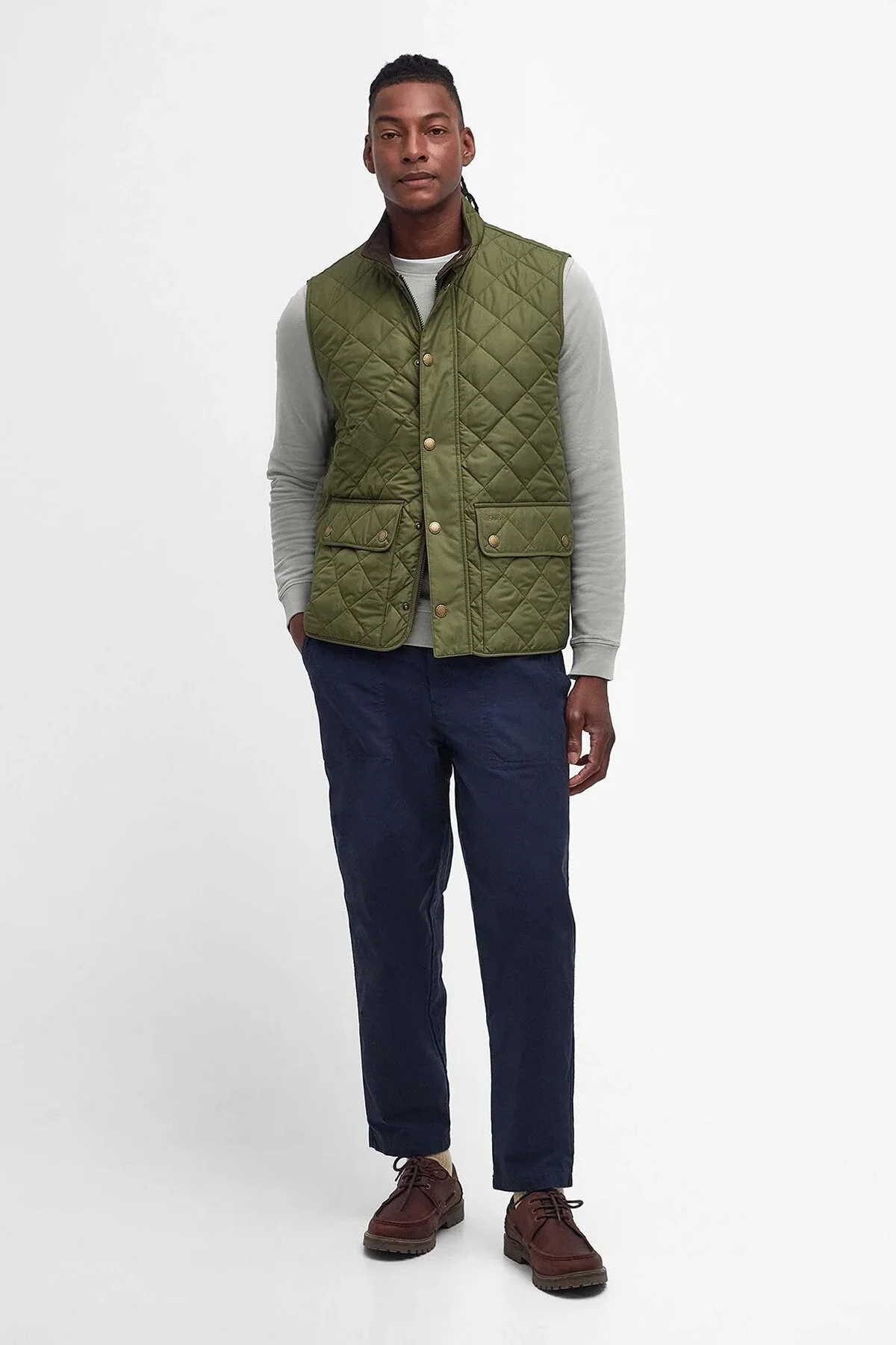 Lowerdale Gilet - DARK MOSS