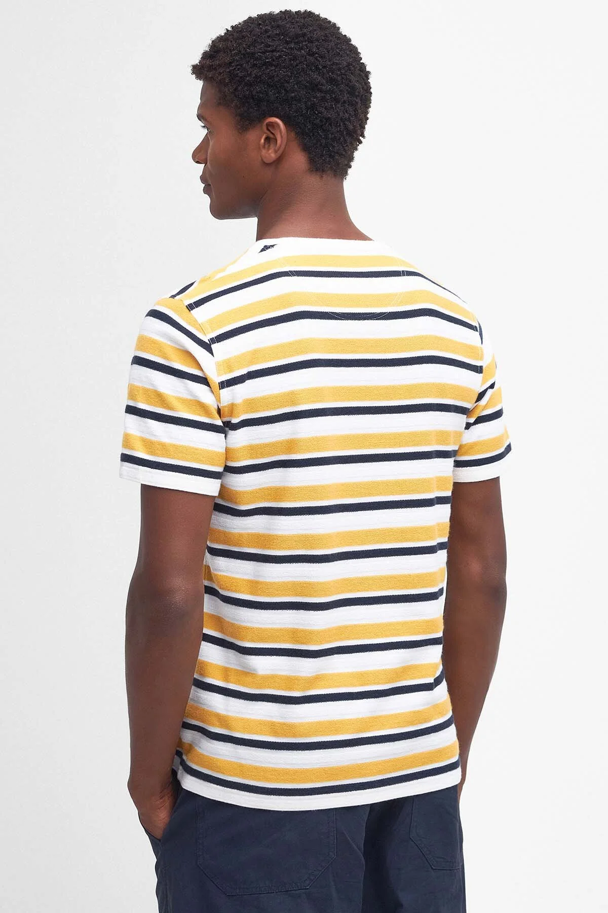 Whitwell Striped T-Shirt - HONEY GOLD