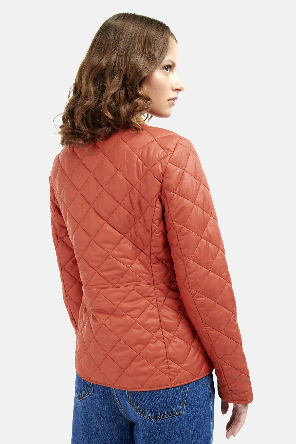 Deveron Quilted Jacket - GERBERA/PALE PINK