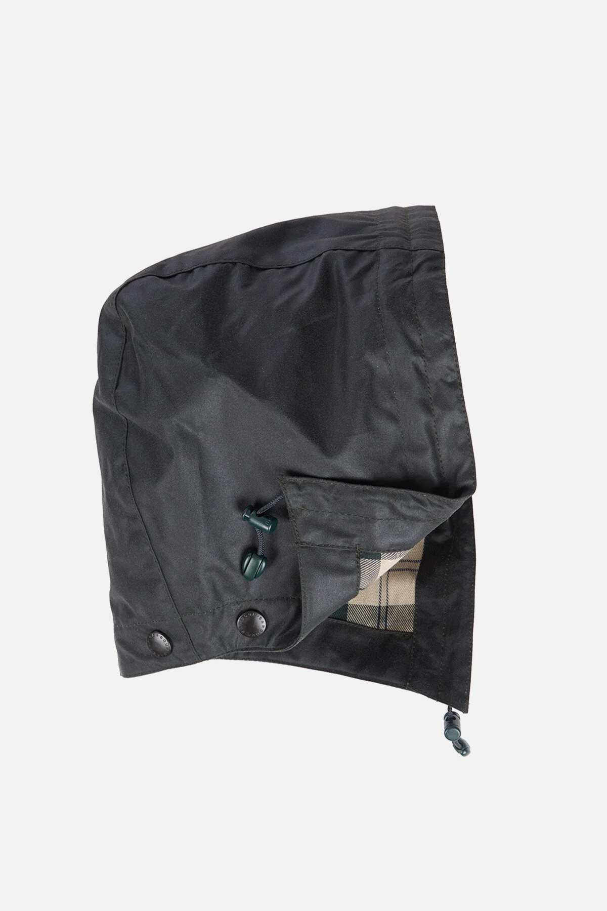 Waxed Cotton Hood - SAGE