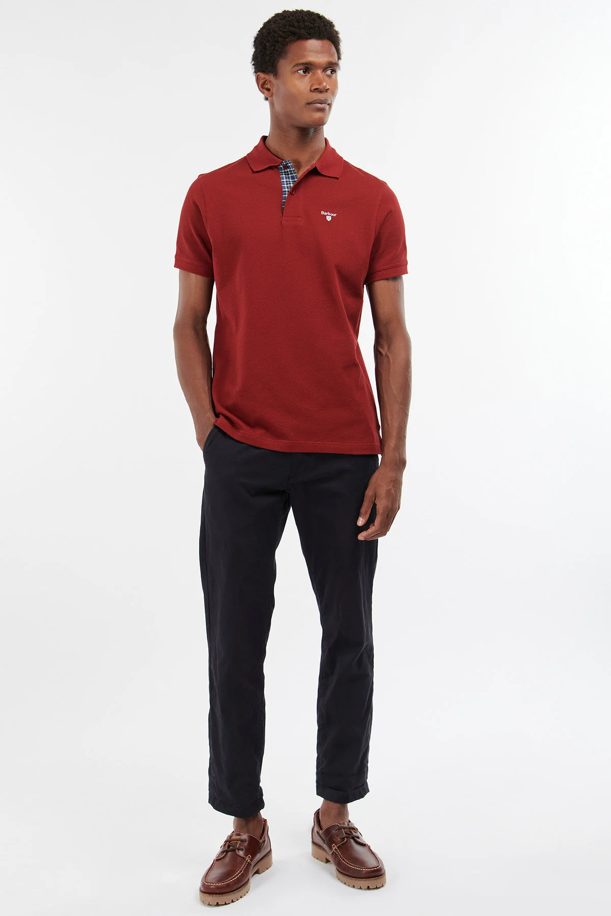 Polo Tartan Pique - WINE