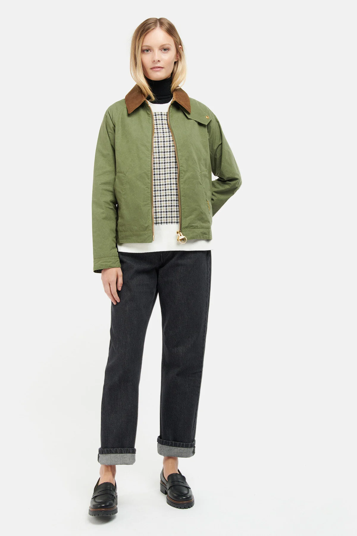 Campbell Showerproof Jacket - ARMY/ANCIENT