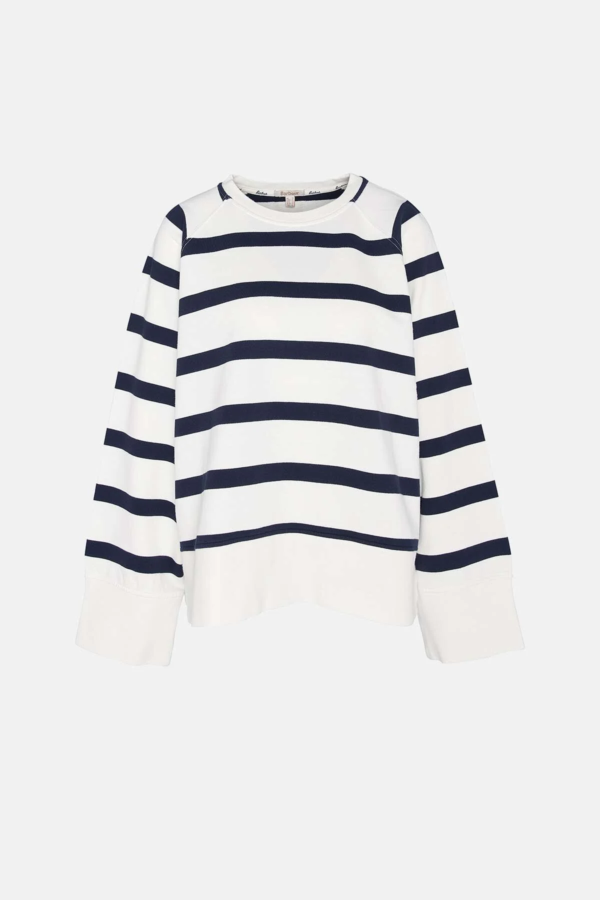 Longfield Striped Sweatshirt - CLOUD/NAVY