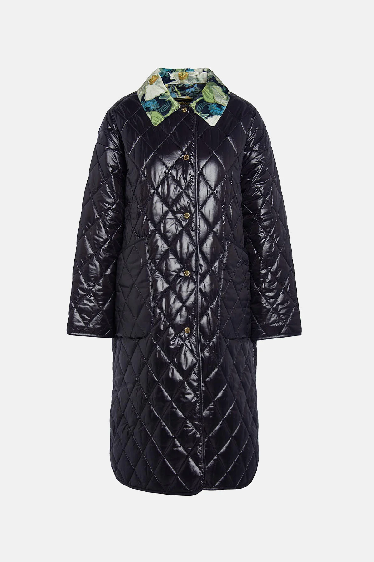 Laving Quilted Jacket - BLACK/PAPAVERA