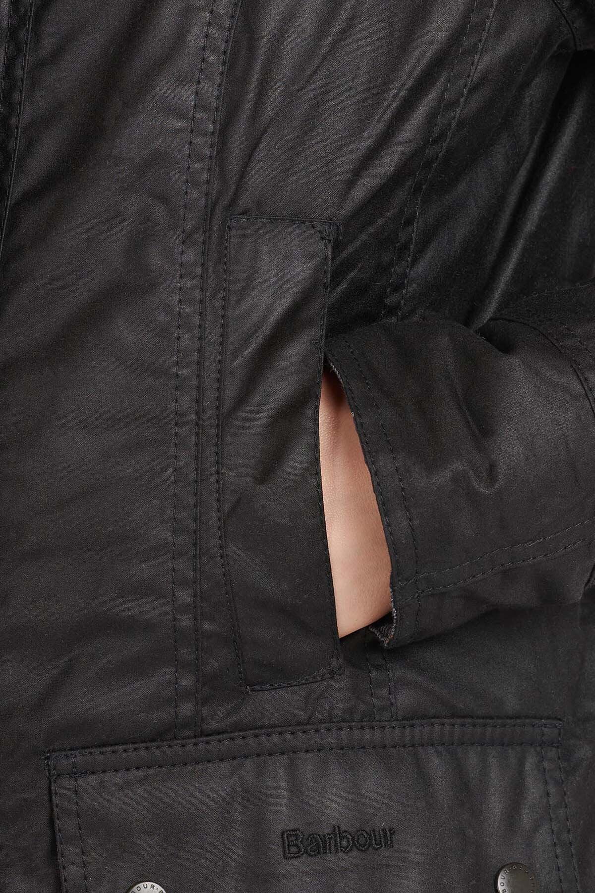 Beadnell Wax Jacket - BLACK