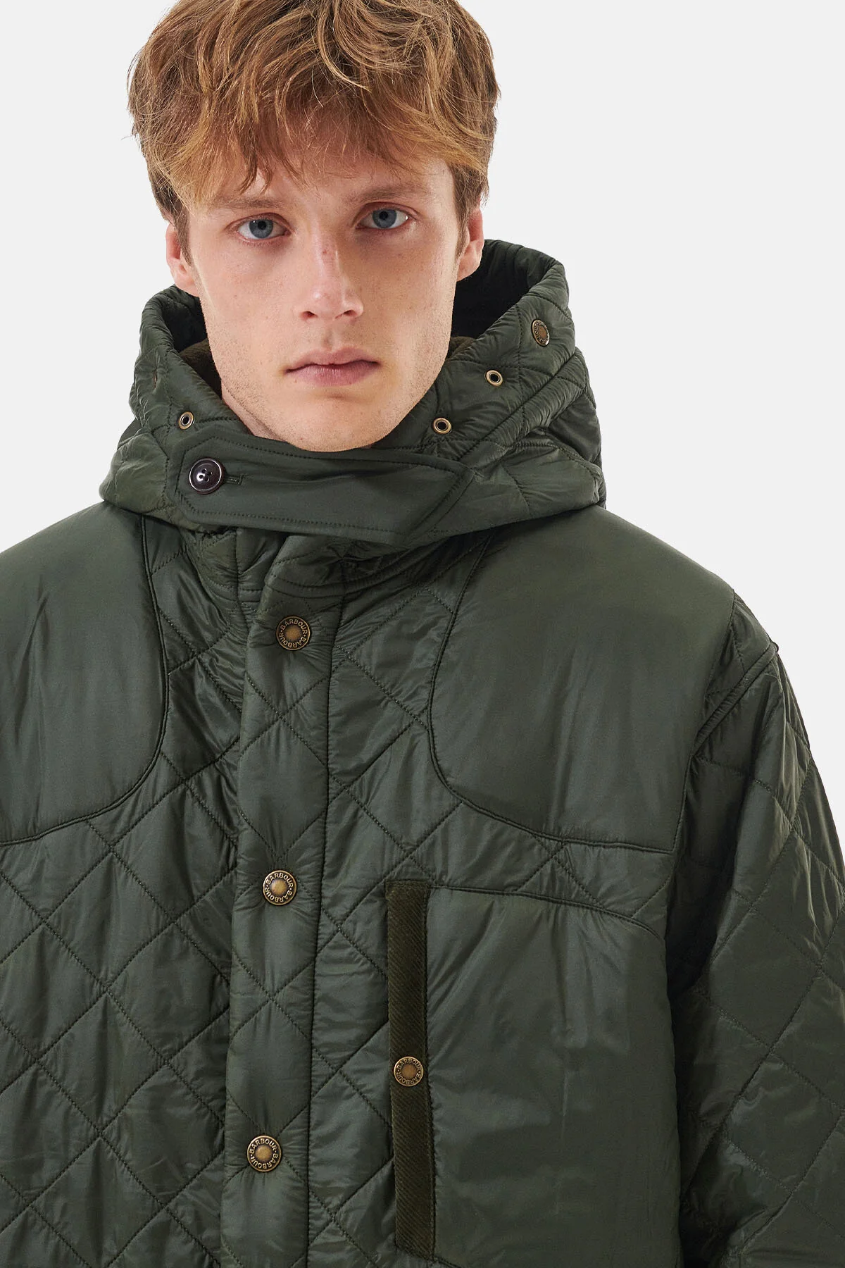 Overnight Polar Quilted Parka Jacket - OLIVE