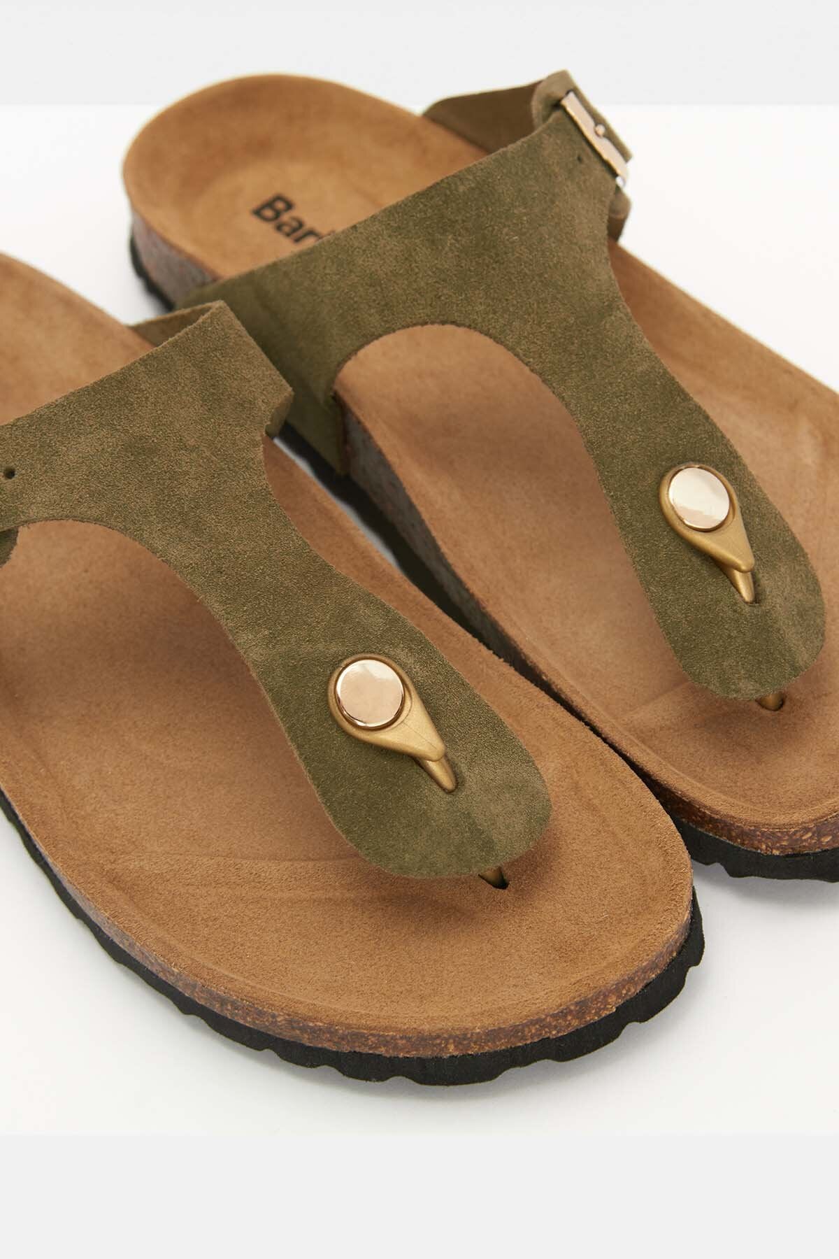 Margate Sandals - OLIVE SUEDE