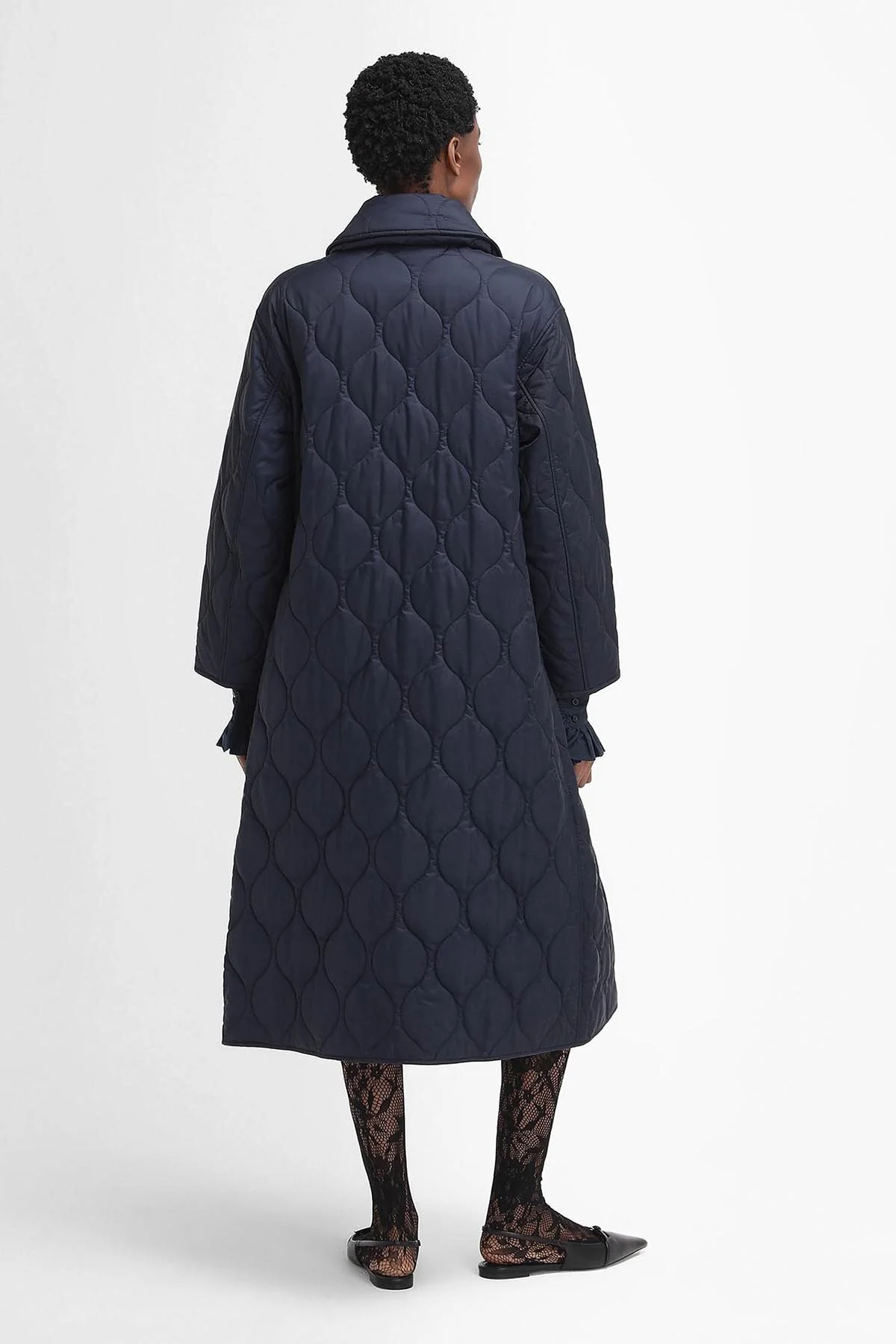 The Edit by Alexa Amy Quilted Jacket - NAVY