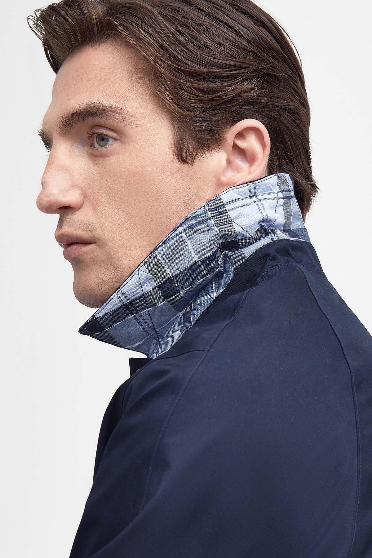 Rokig Lightweight Mac Jacket - NAVY/BERWICK