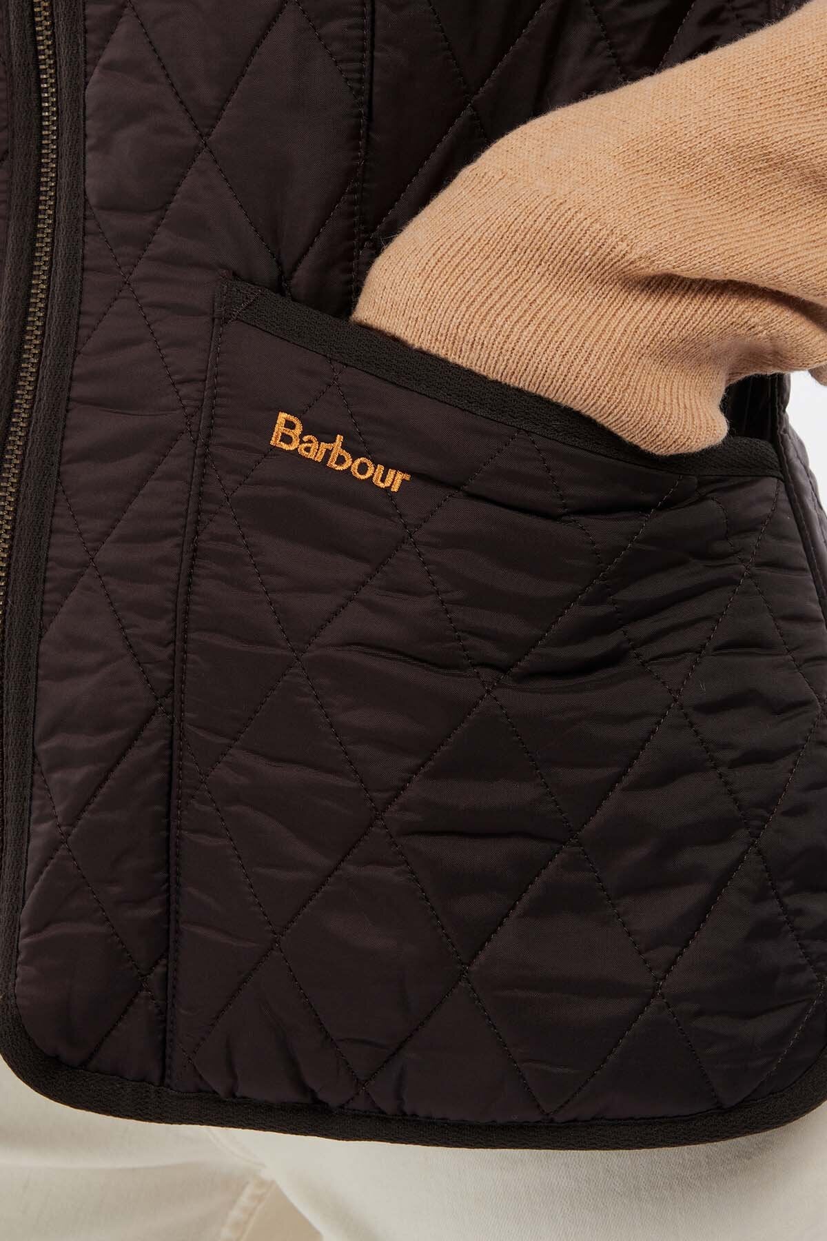 Lady Fleece Betty Vest - DARK BROWN