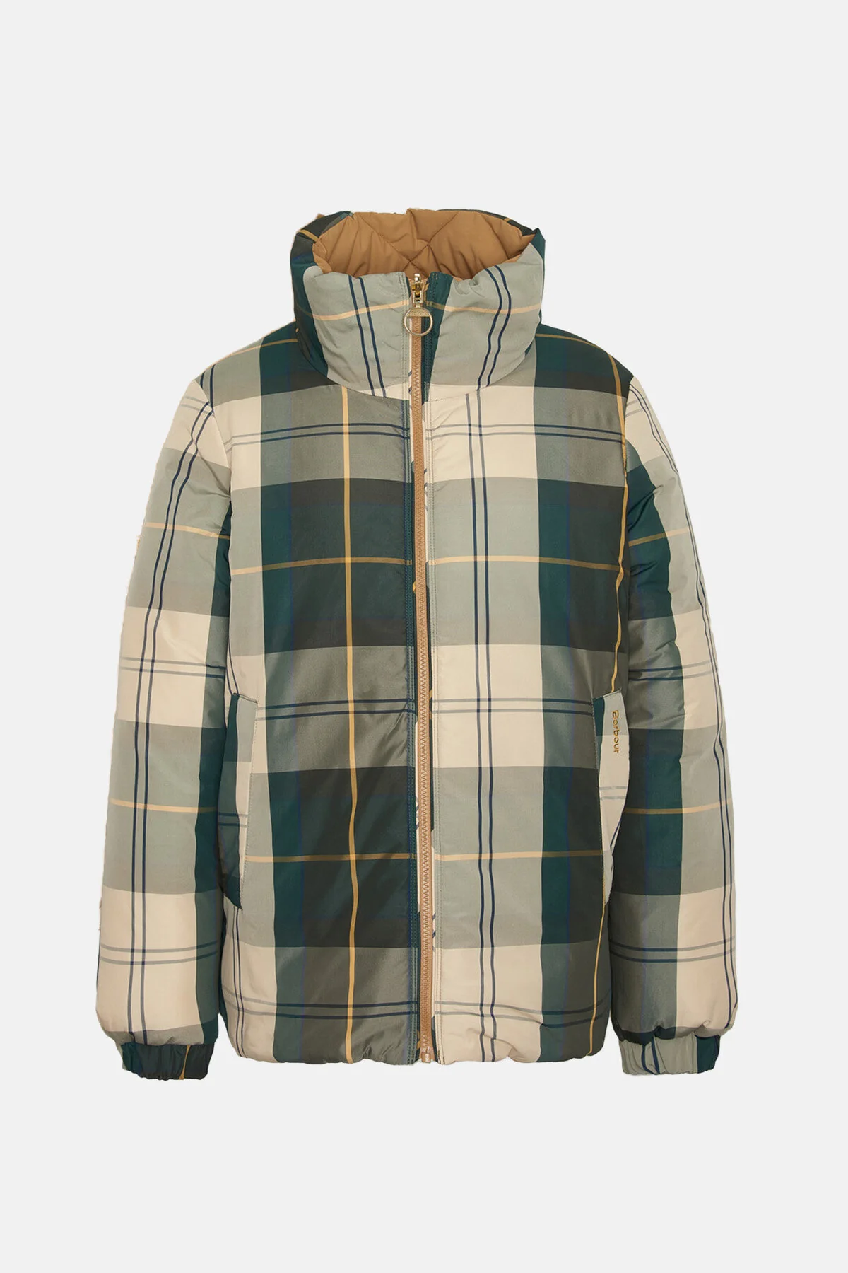 Reversible Hudswell Quilted Jacket - FAWN/ANCIENT